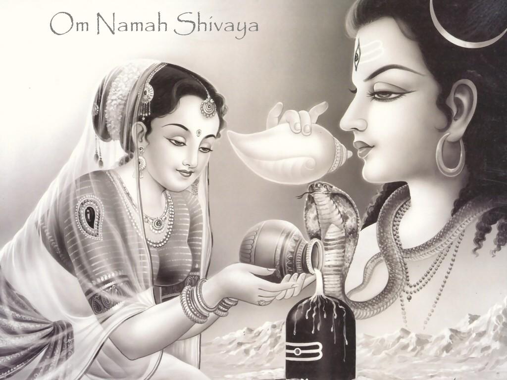 Shiva Lingam Puja wallpaper