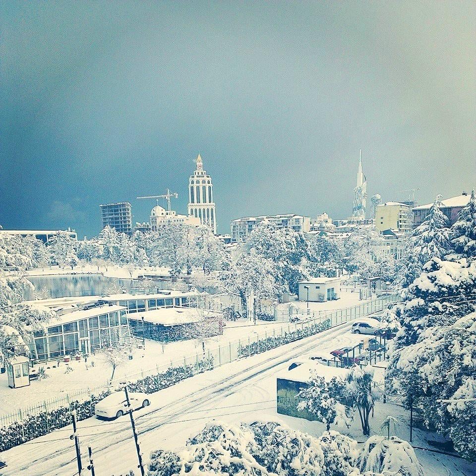 fascinating photo of winter Batumi that you can use as