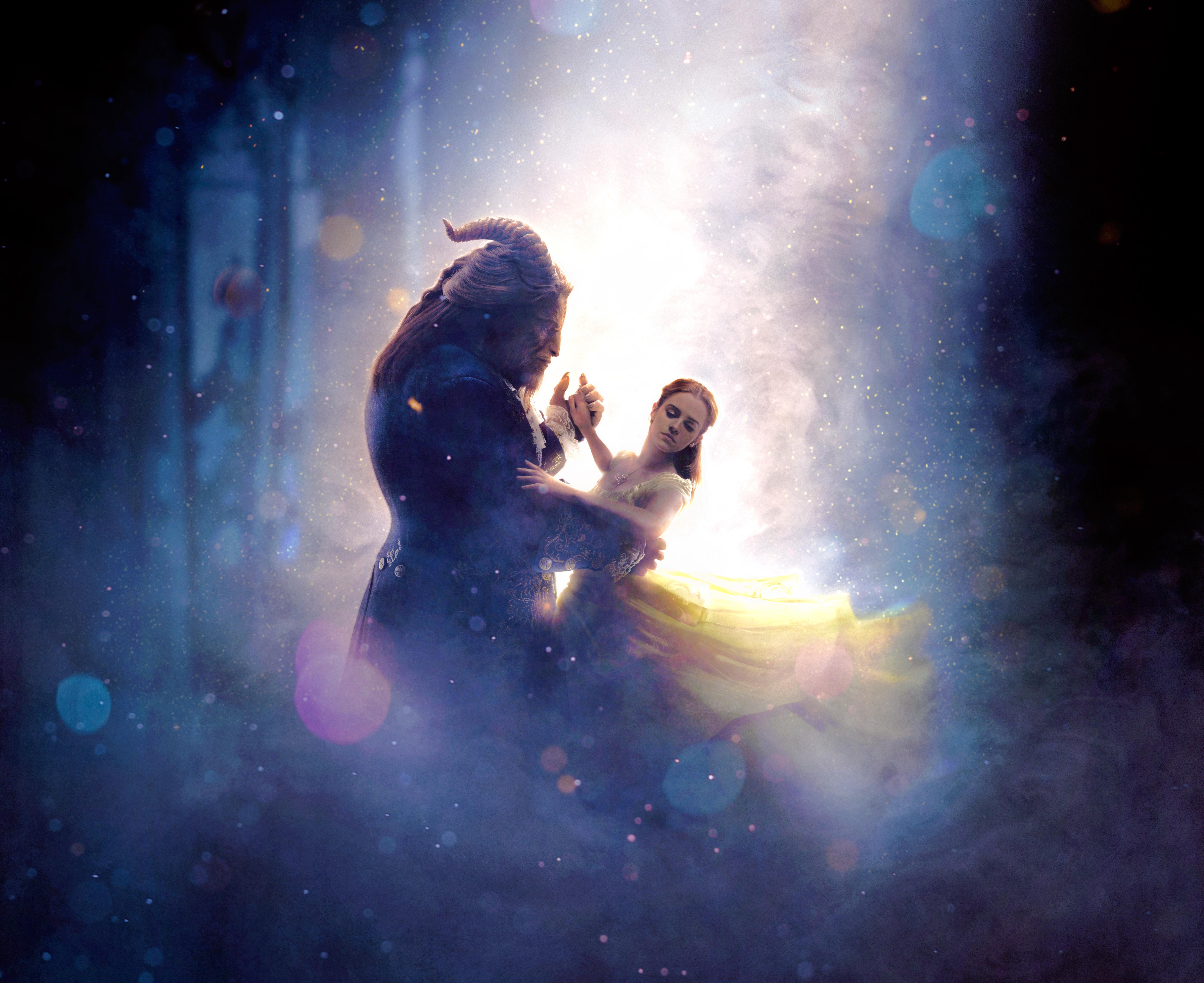 Wallpaper Beauty and the Beast, 5K, Movies