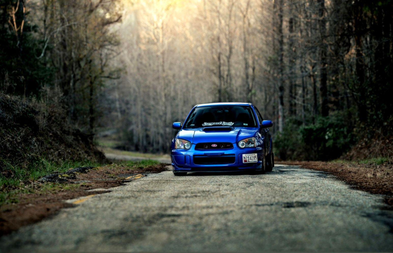 Subaru Impreza Road HD Wallpaper