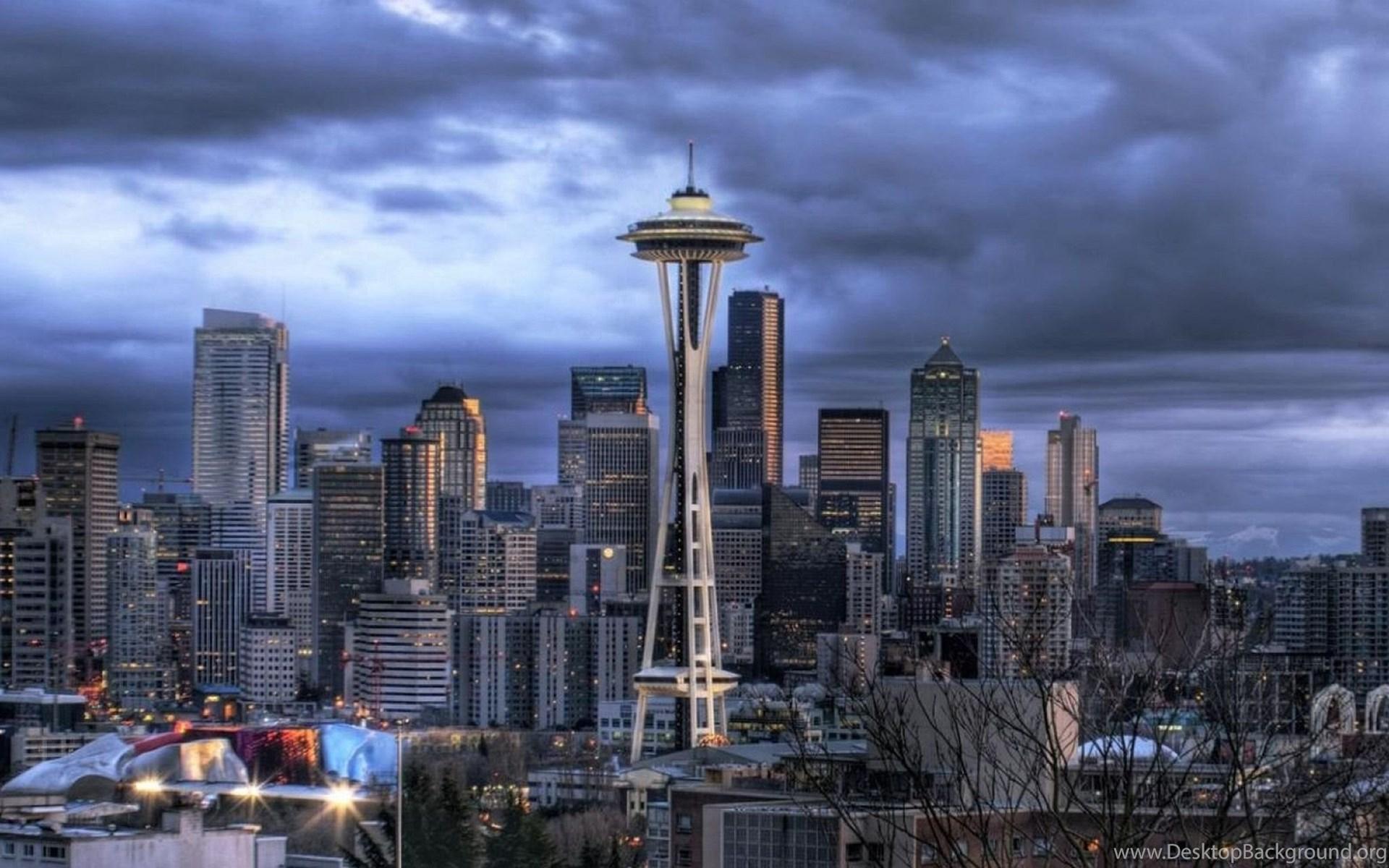 Seattle Buildings / HD iPad Wallpaper Desktop Background