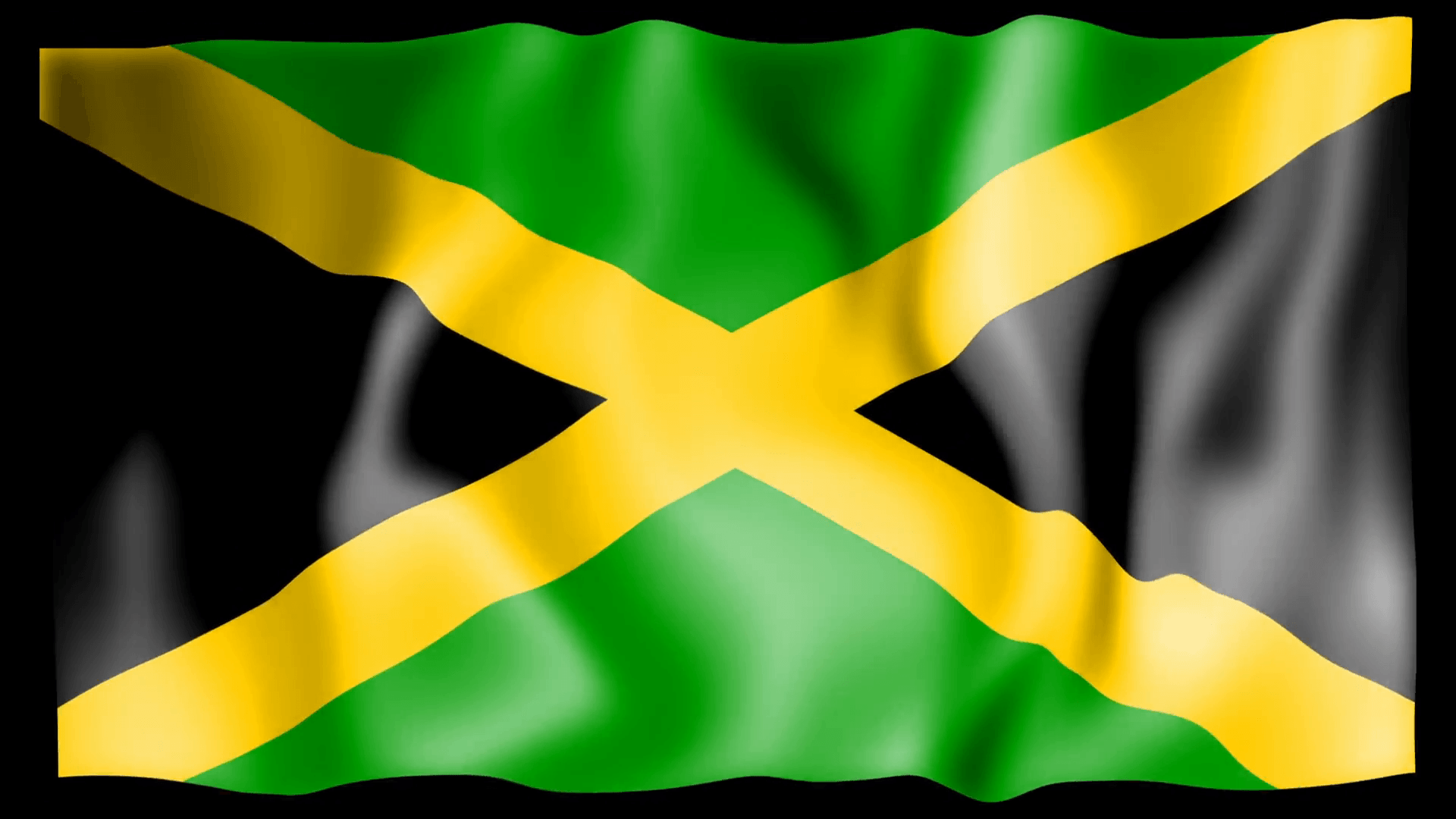 Inn Drawing 4K Ultra HD Jamaica Flag Wallpaper