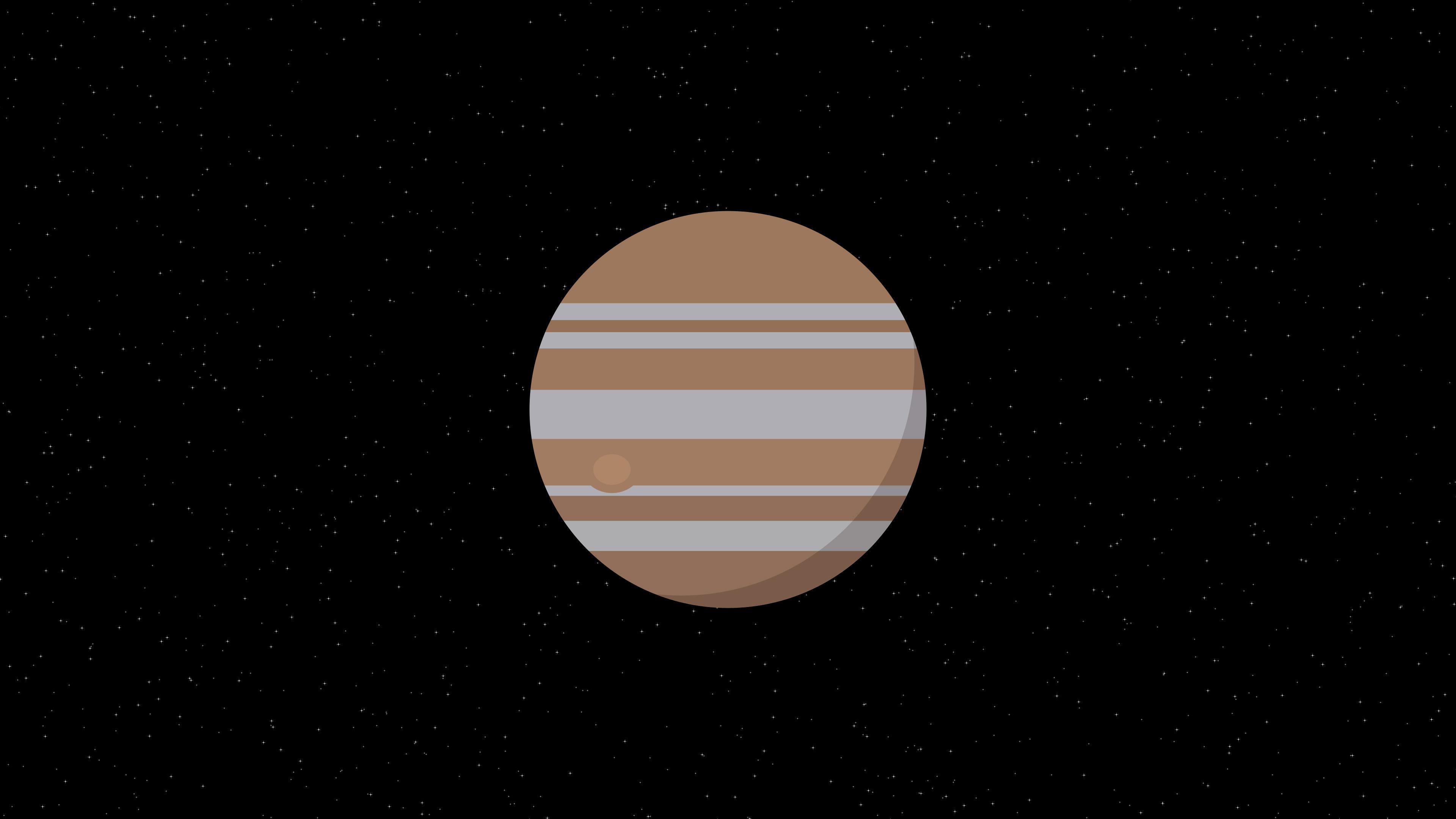 Jupiter Planet Minimalism 4k, HD Artist, 4k Wallpaper, Image