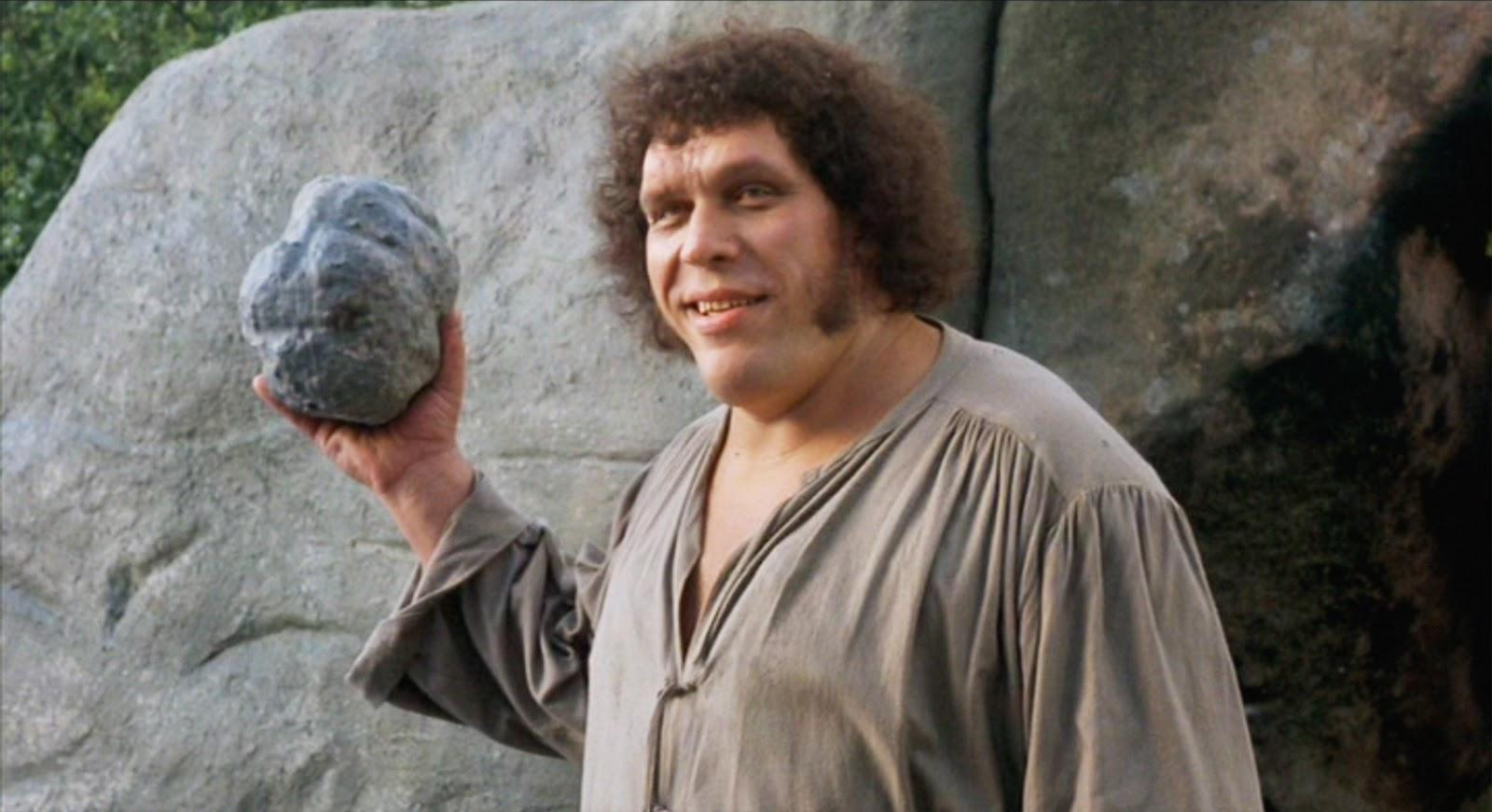 Andre the Giant in The Princess Bride. Professional Wrestling