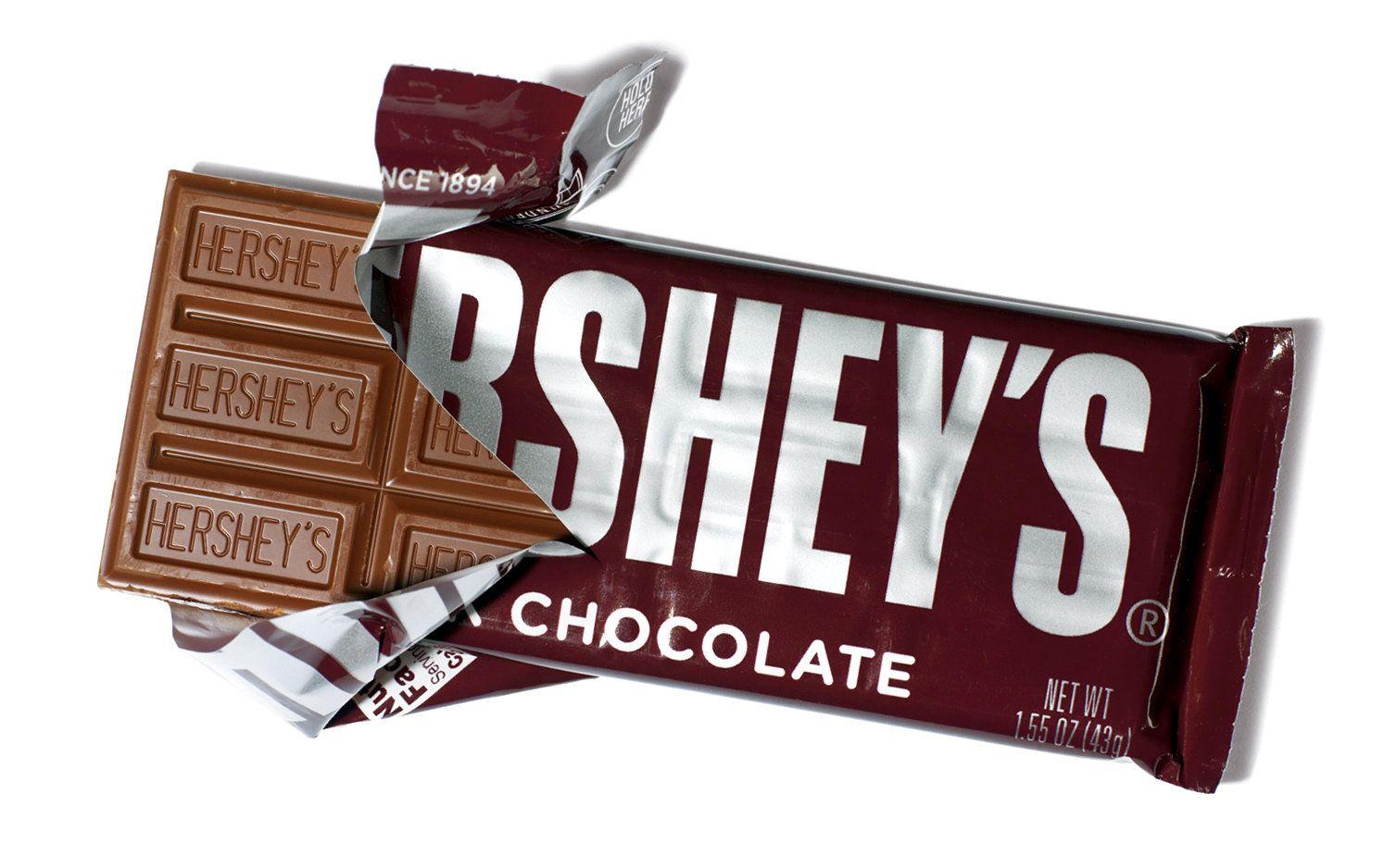 A Hershey's Milk Chocolate bar contains 9 mg of caffeine per serving