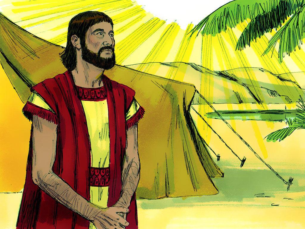 FreeBibleimage - Abraham is called by God to move to the land