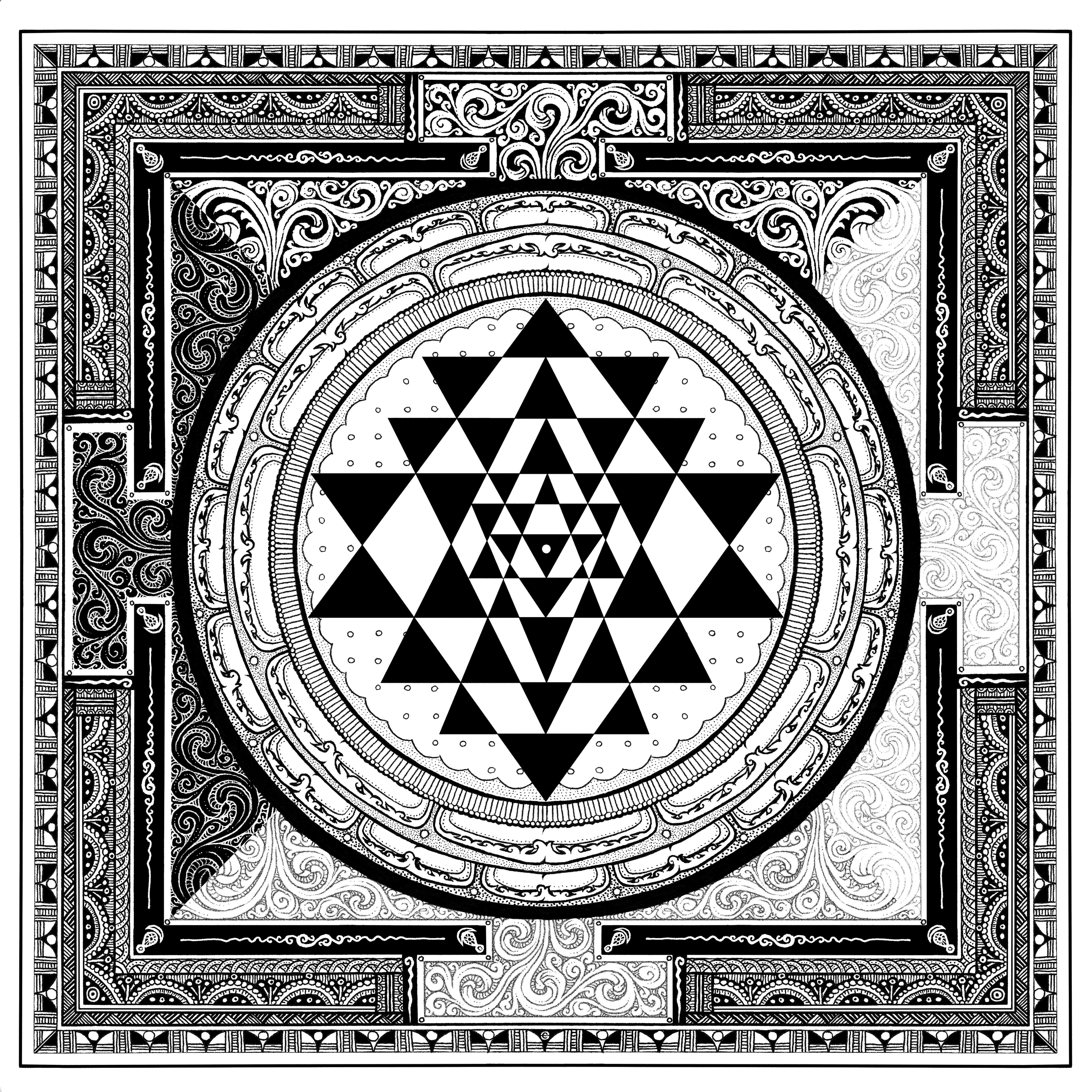 The best free Yantra vector image. Download from 38 free vectors