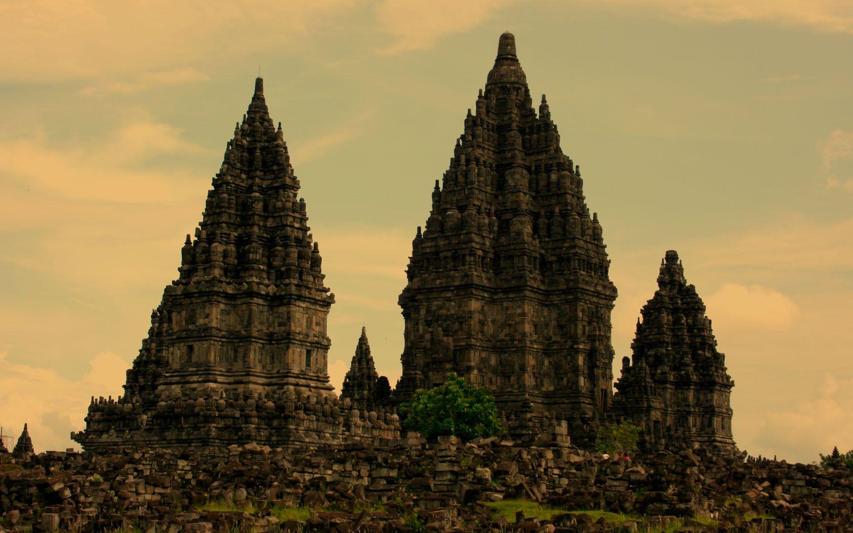 Prambanan Temple Wide Wallpaper