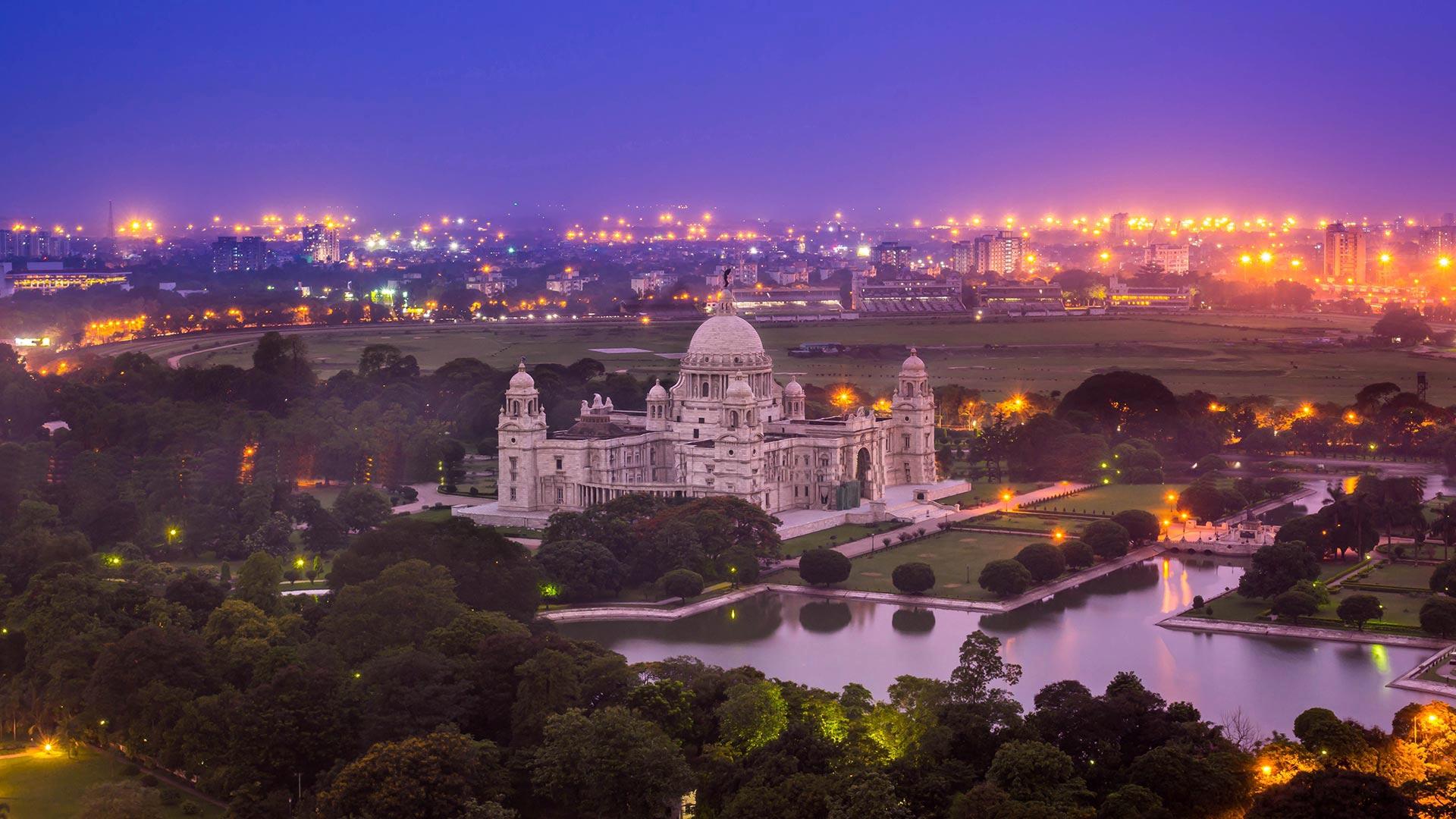 Wallpaper Lights, India, West Bengal, Calcutta, Victoria Memorial