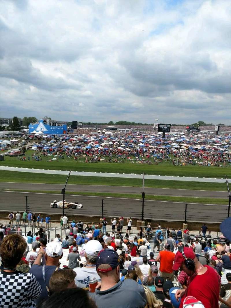 Indianapolis Motor Speedway, section row KK, seat 1