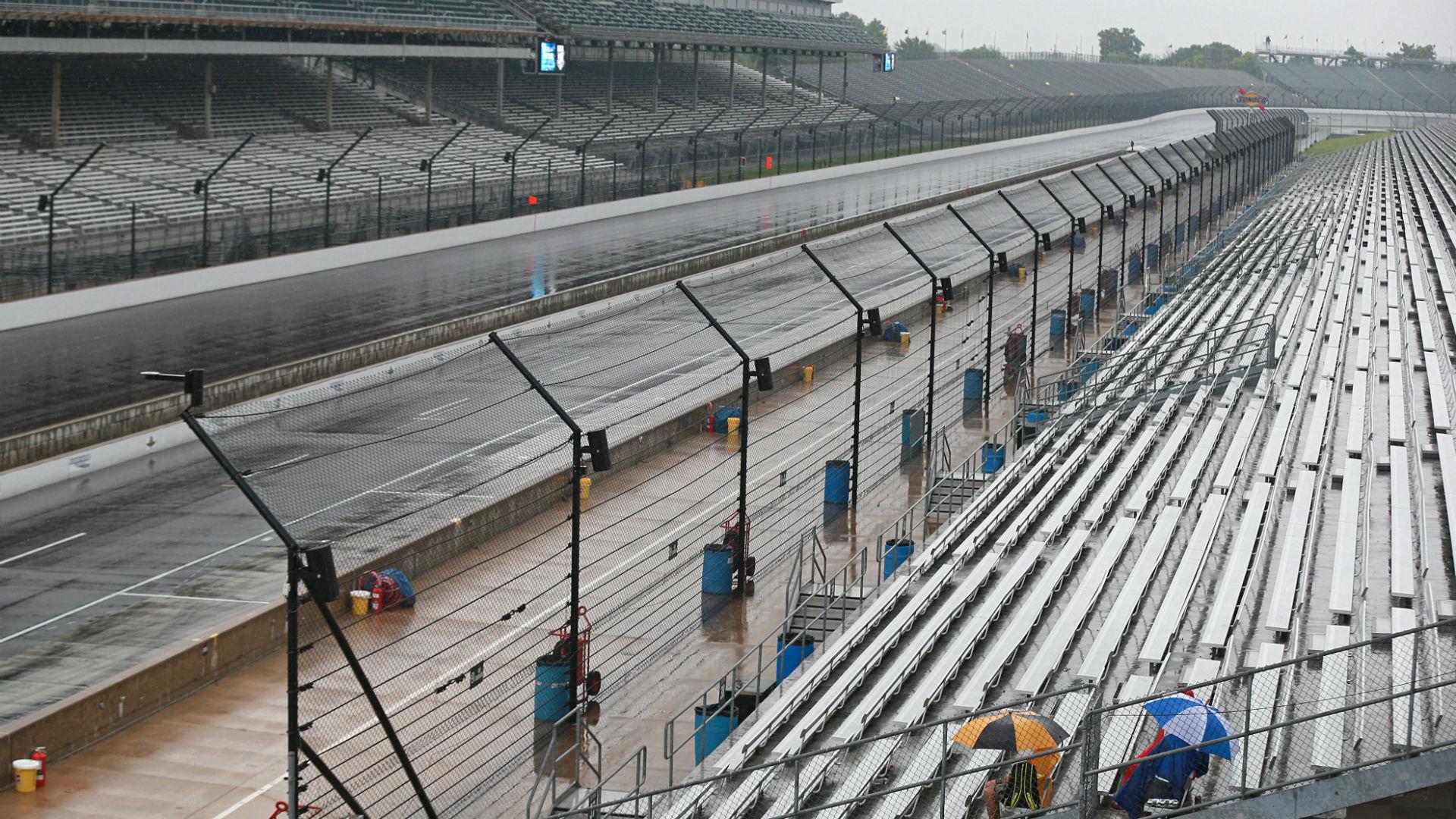 NASCAR's Saturday schedule at Indy rained out