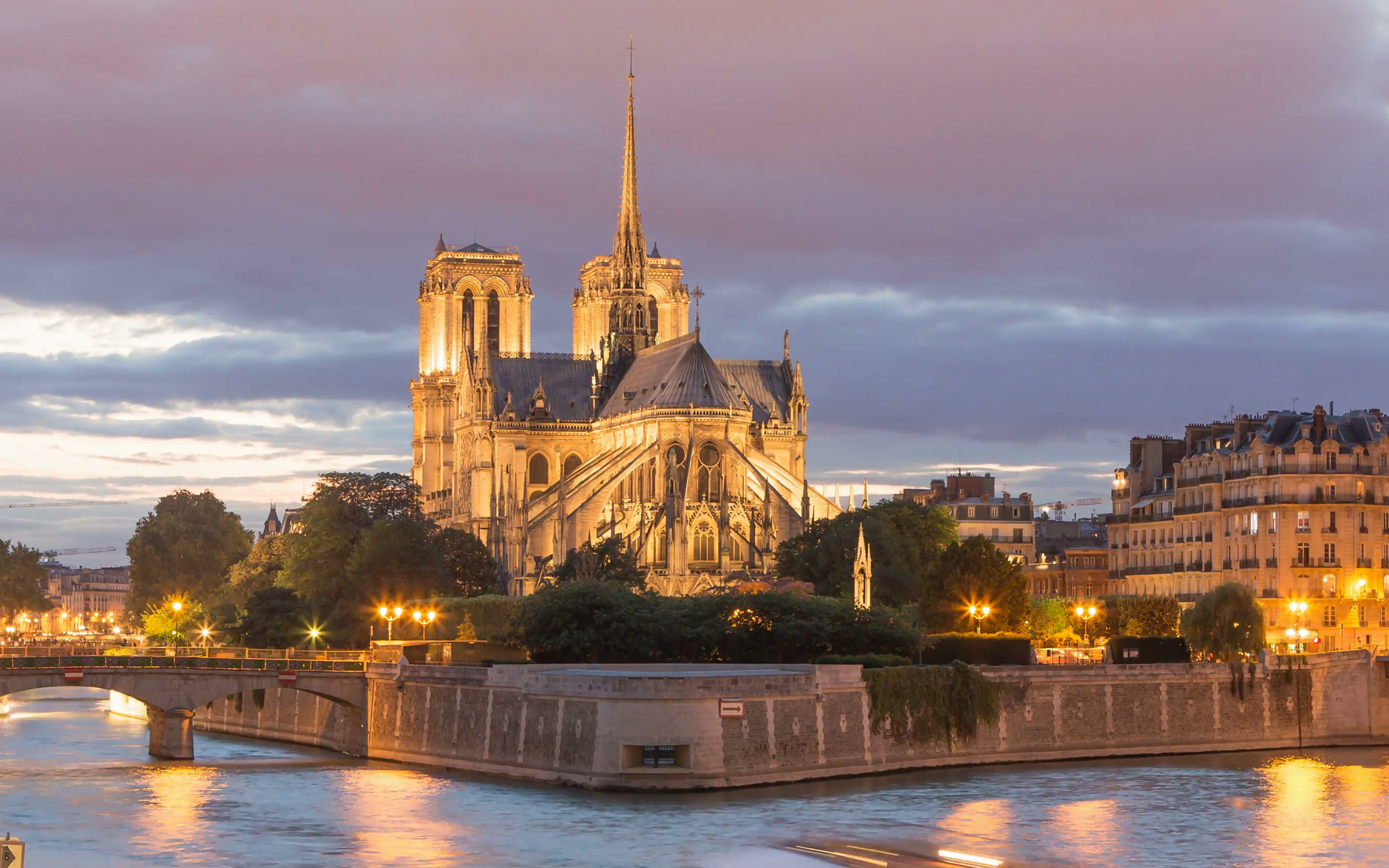 Download Wallpaper Notre Dame De Paris, Notre Dame Cathedral