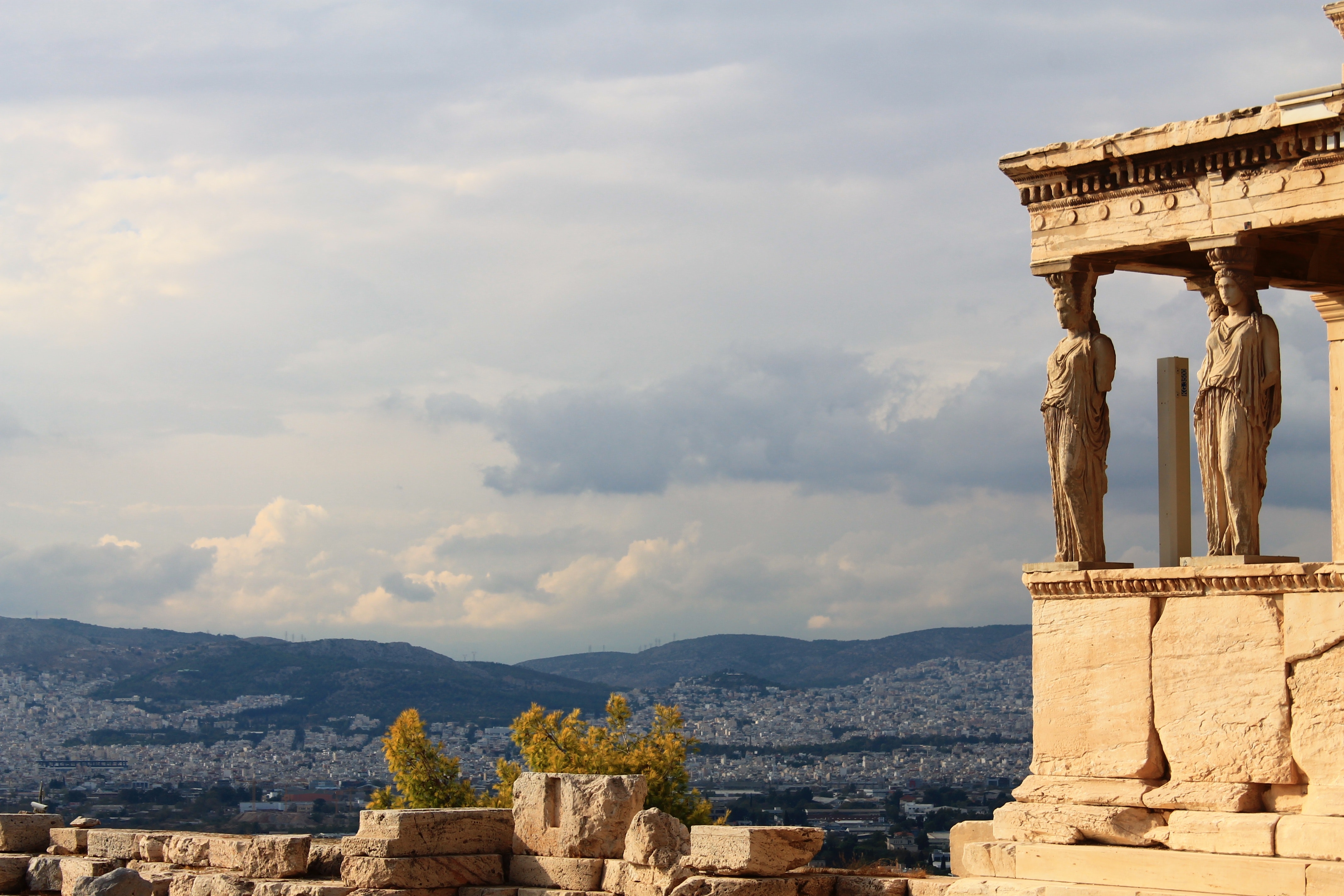 Free of acropolis, ancient, antique