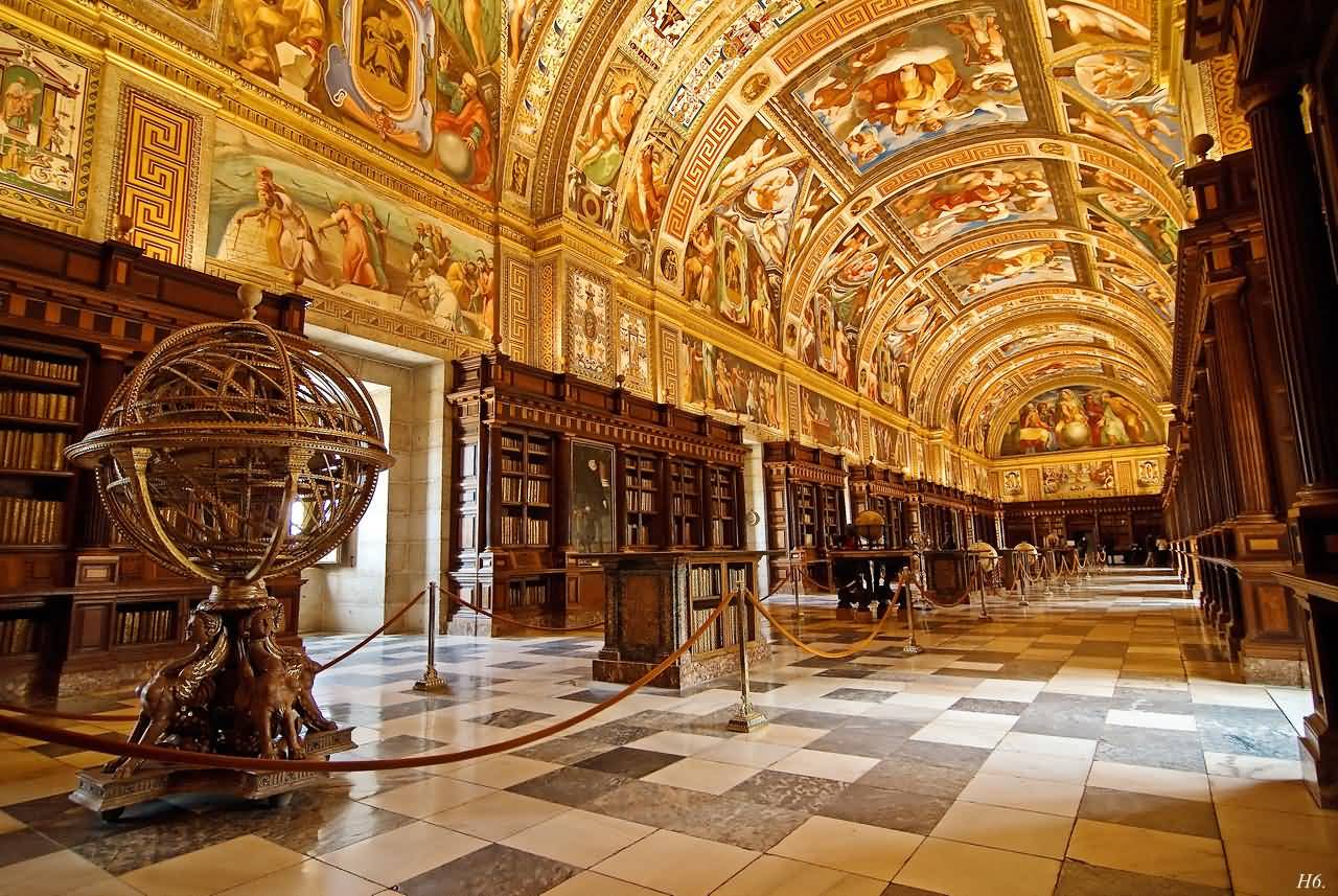Incredible Interior Picture Of Royal Palace Of Madrid In Spain