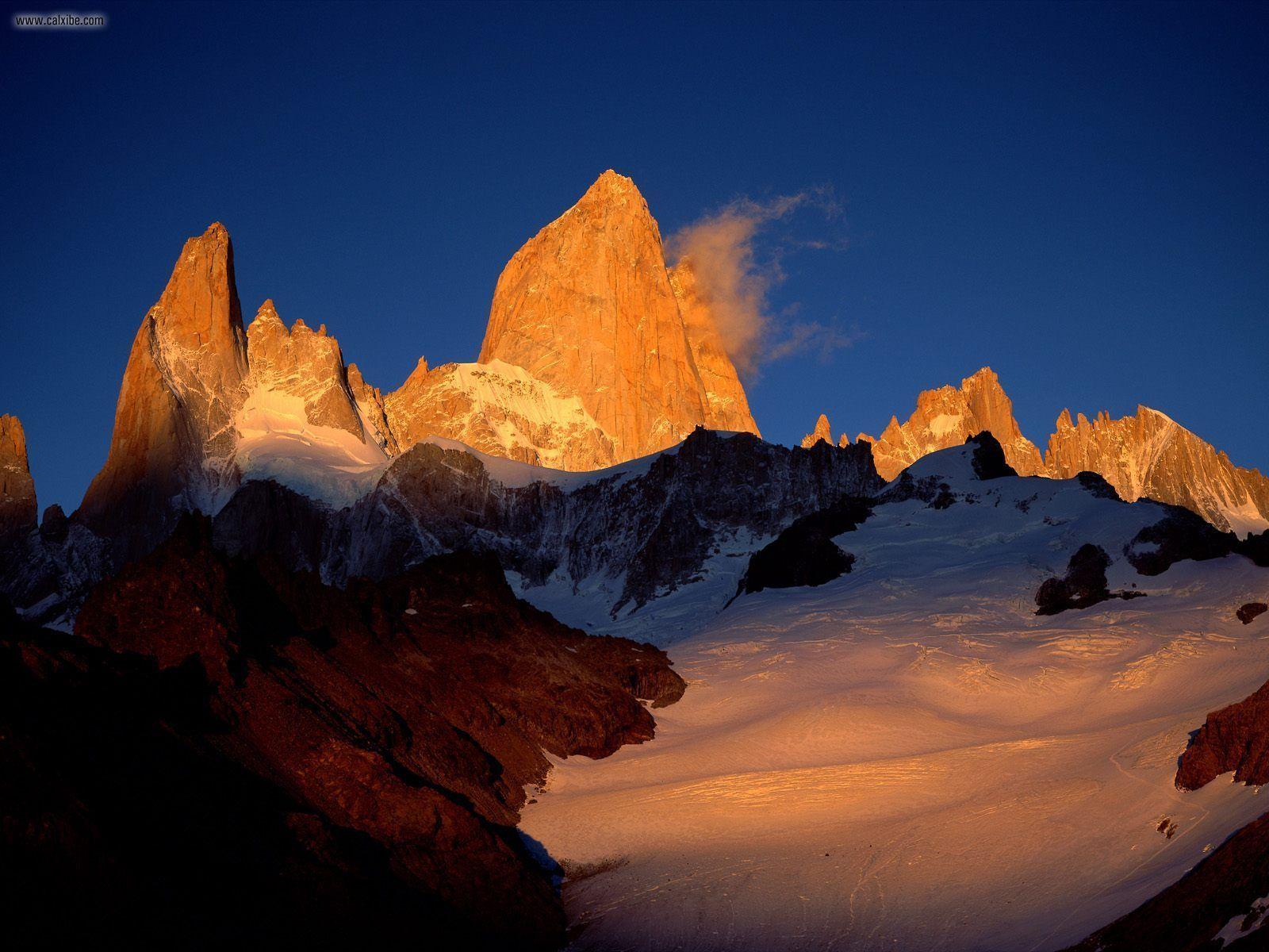 Nature: Mount Fitzroy Los Glaciares National Park Argentina, picture