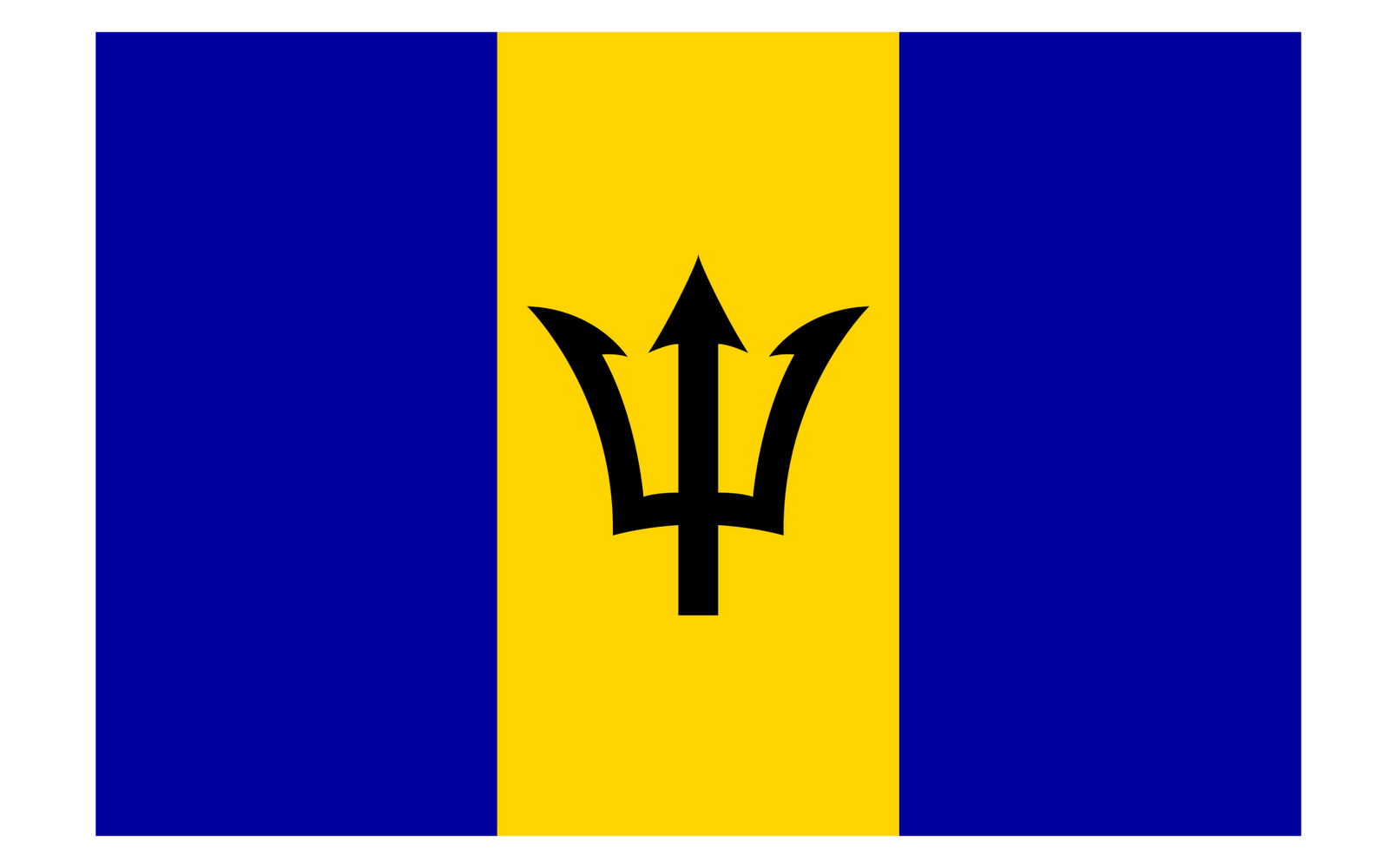 Flag Barbados Wallpaper