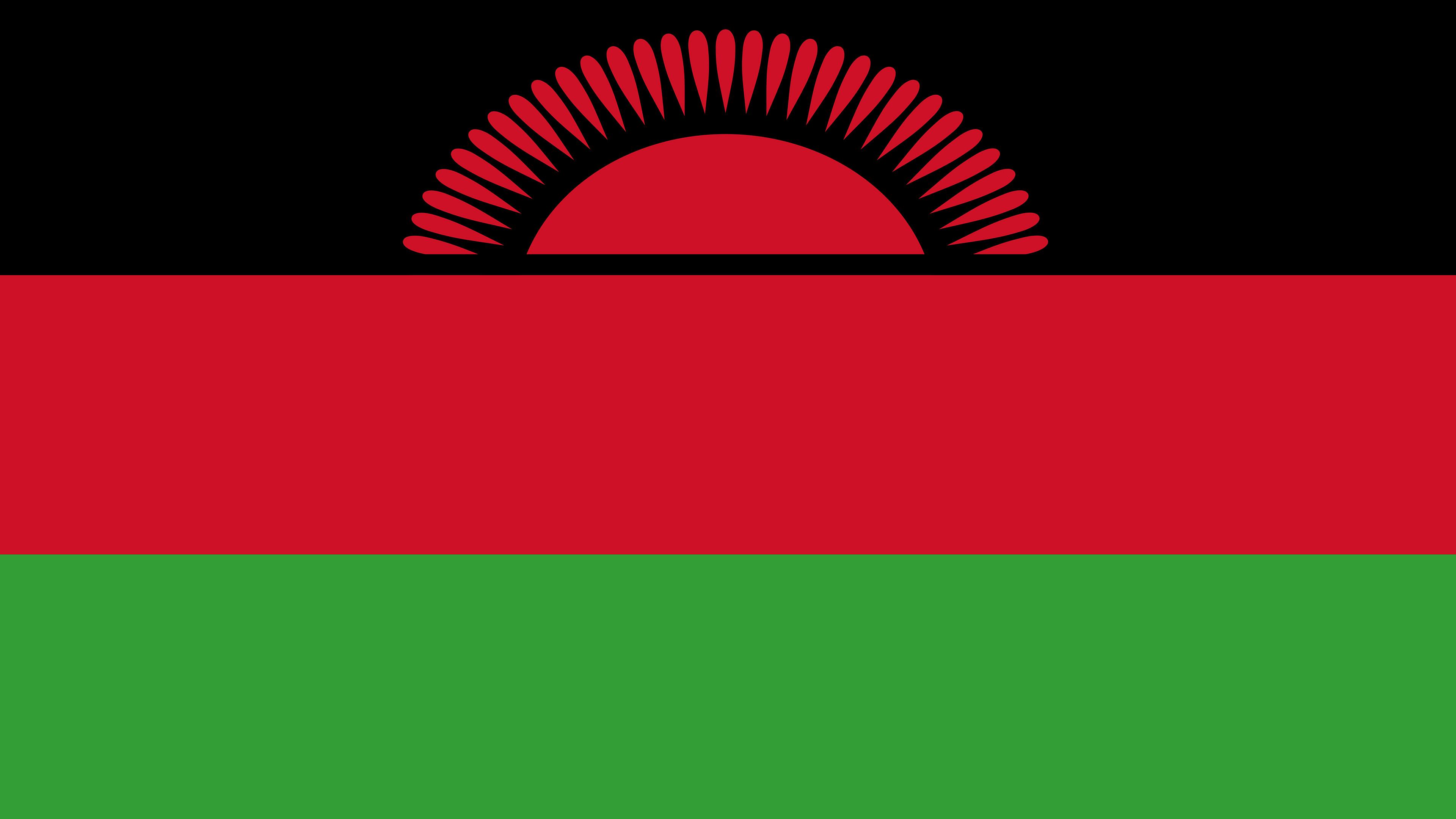 Malawi Flag UHD 4K Wallpaper