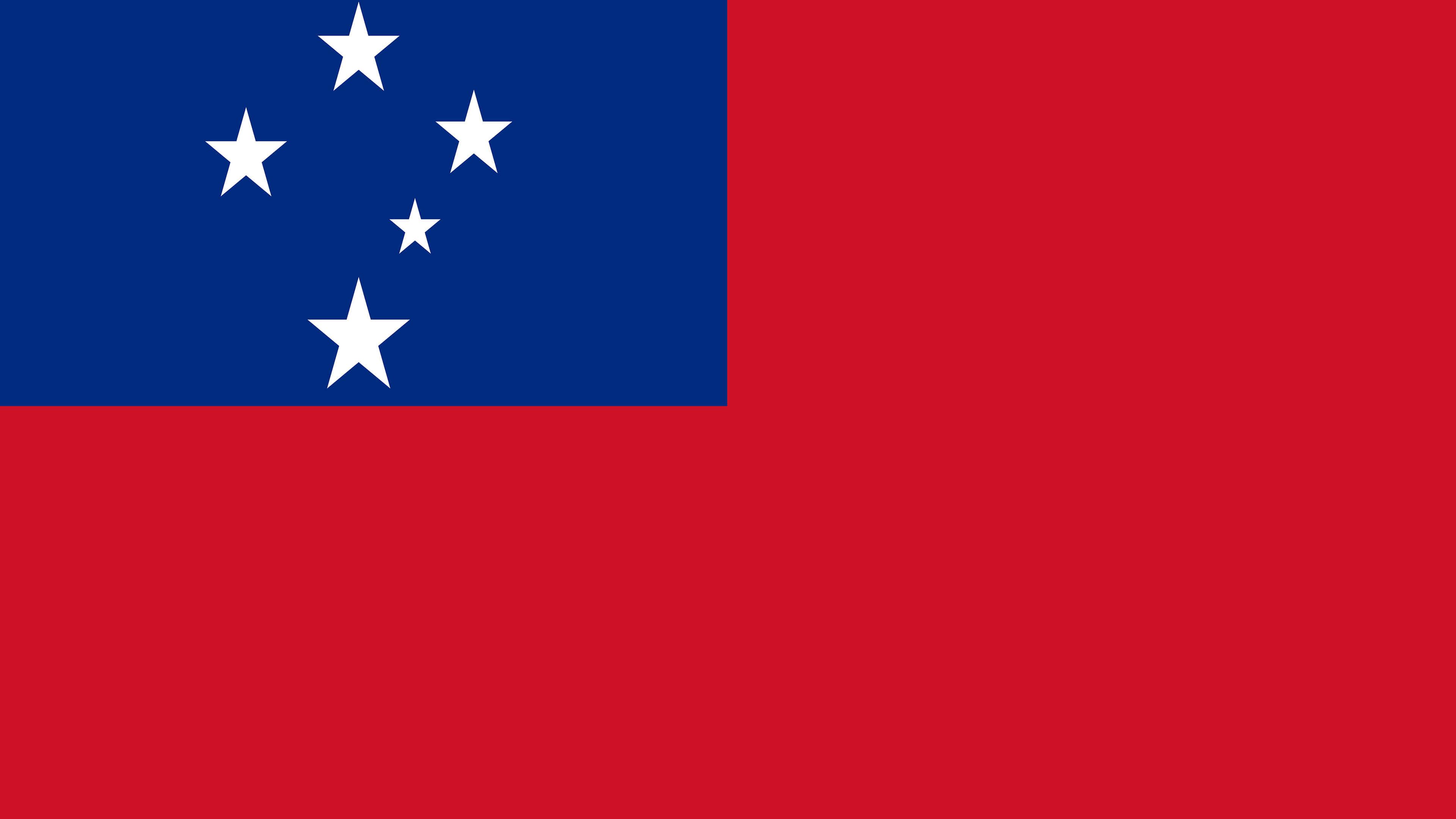 Samoa Flag UHD 4K Wallpaper