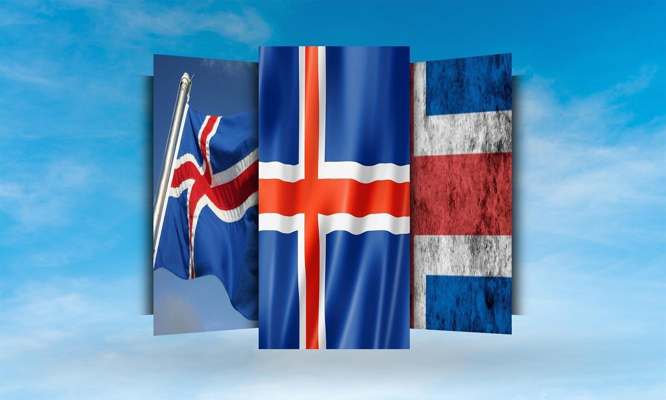 Iceland Flag Wallpaper for Android