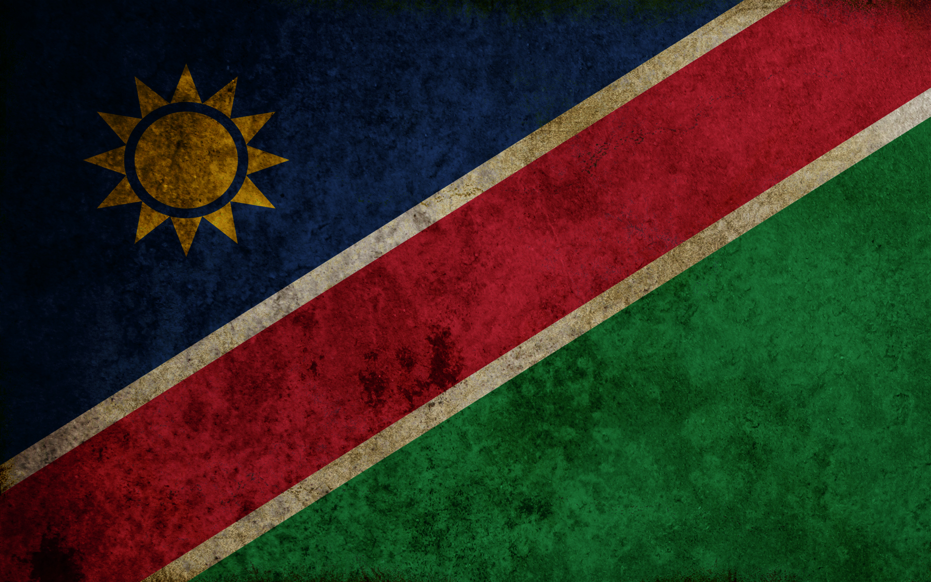 Flag Of Namibia HD Wallpaper