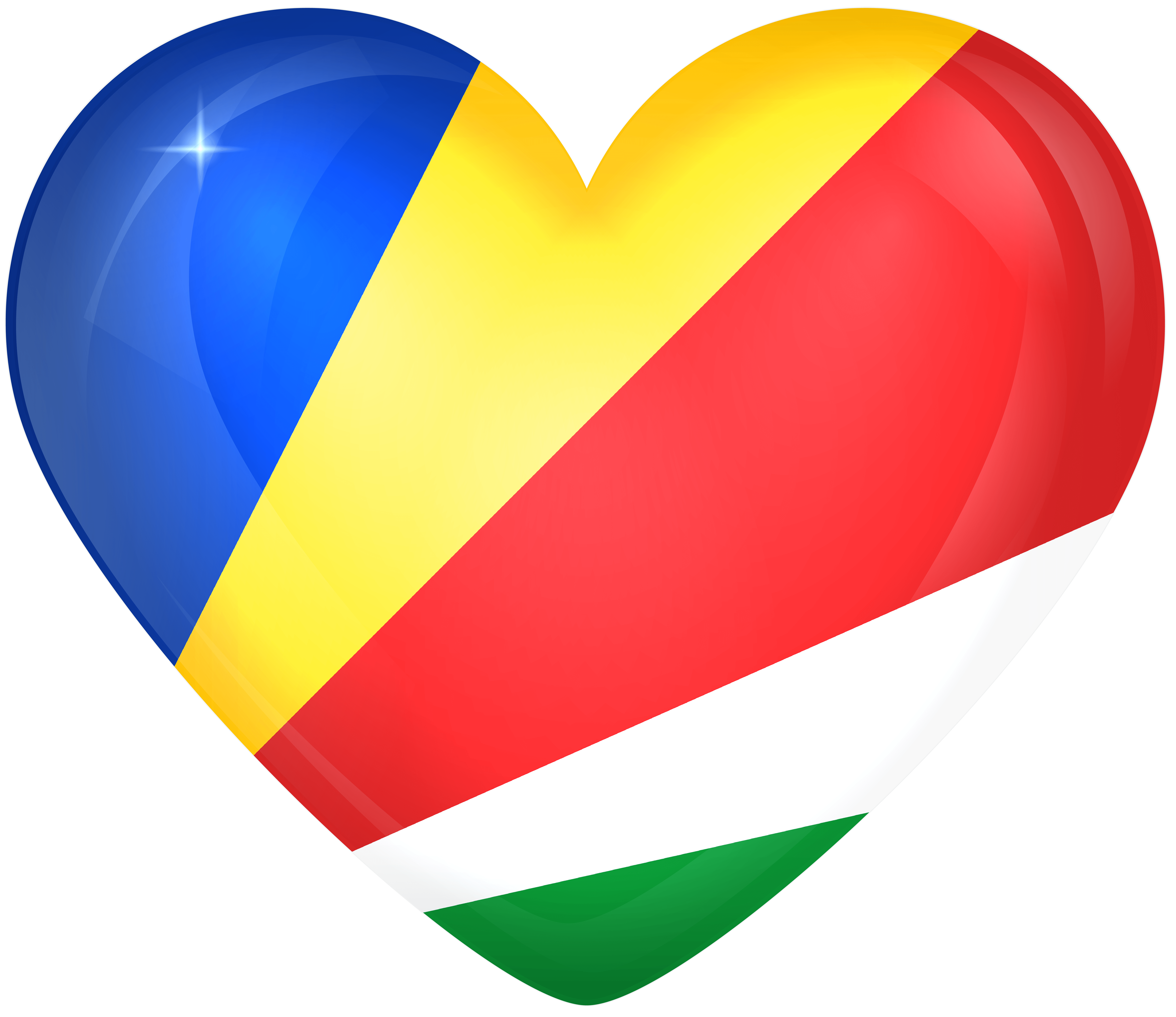 Seychelles Large Heart Flag Quality