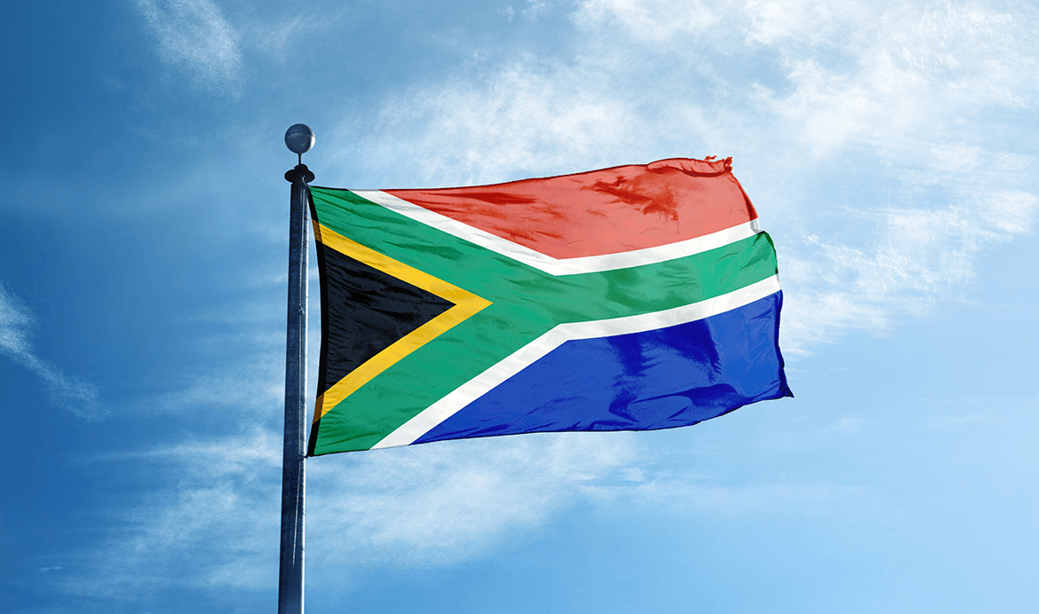 South Africa National Flag Wallpaper
