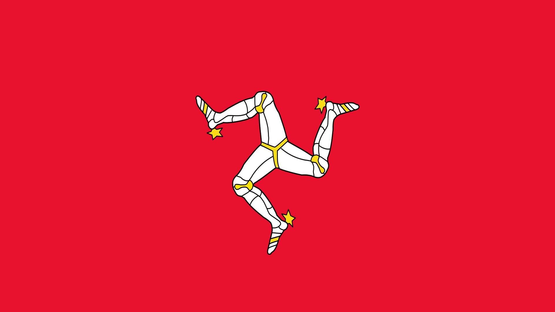 Isle of Man Flag, High Definition, High Quality, Widescreen