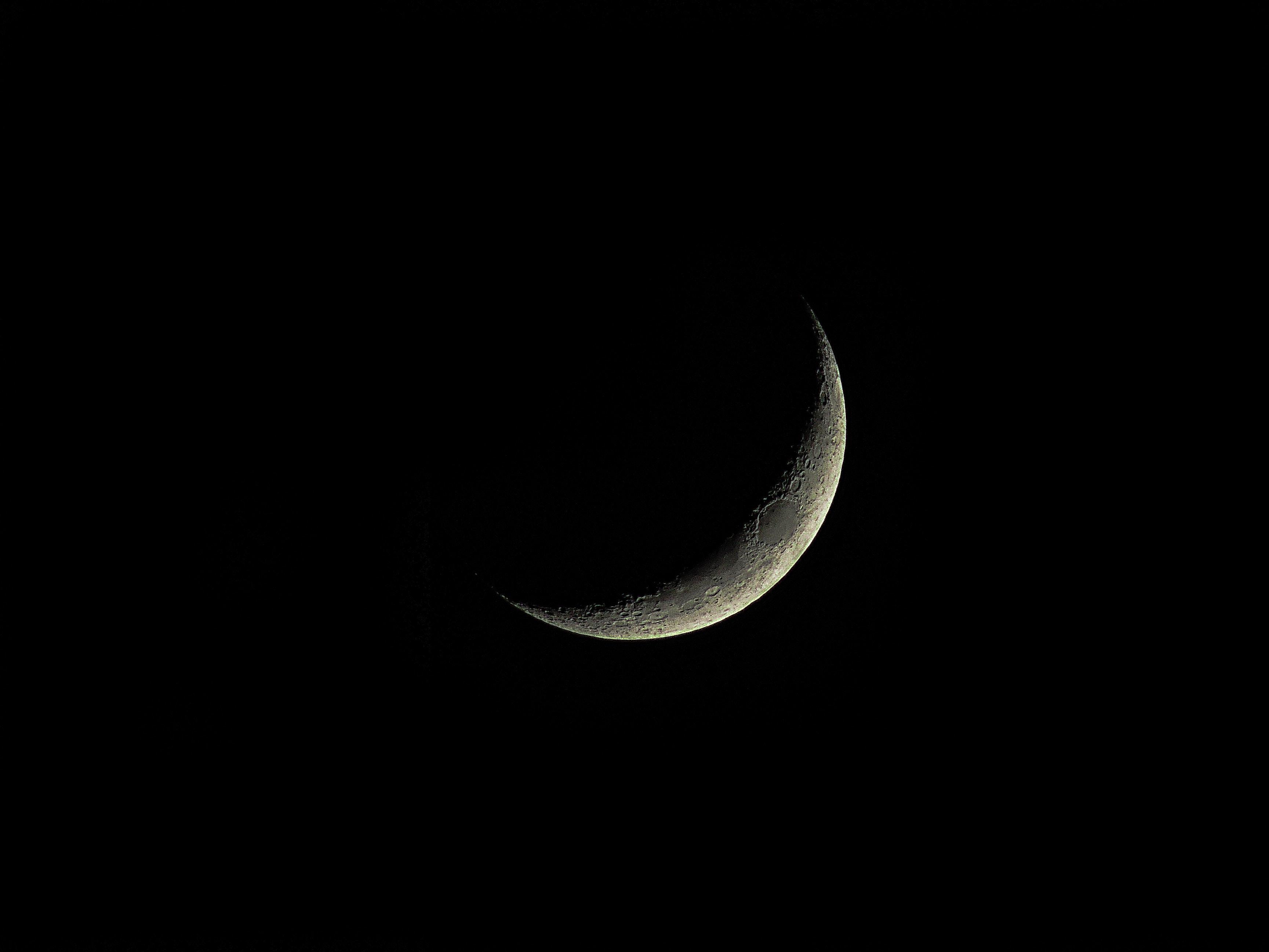 Beautiful Crescent Moon Photo