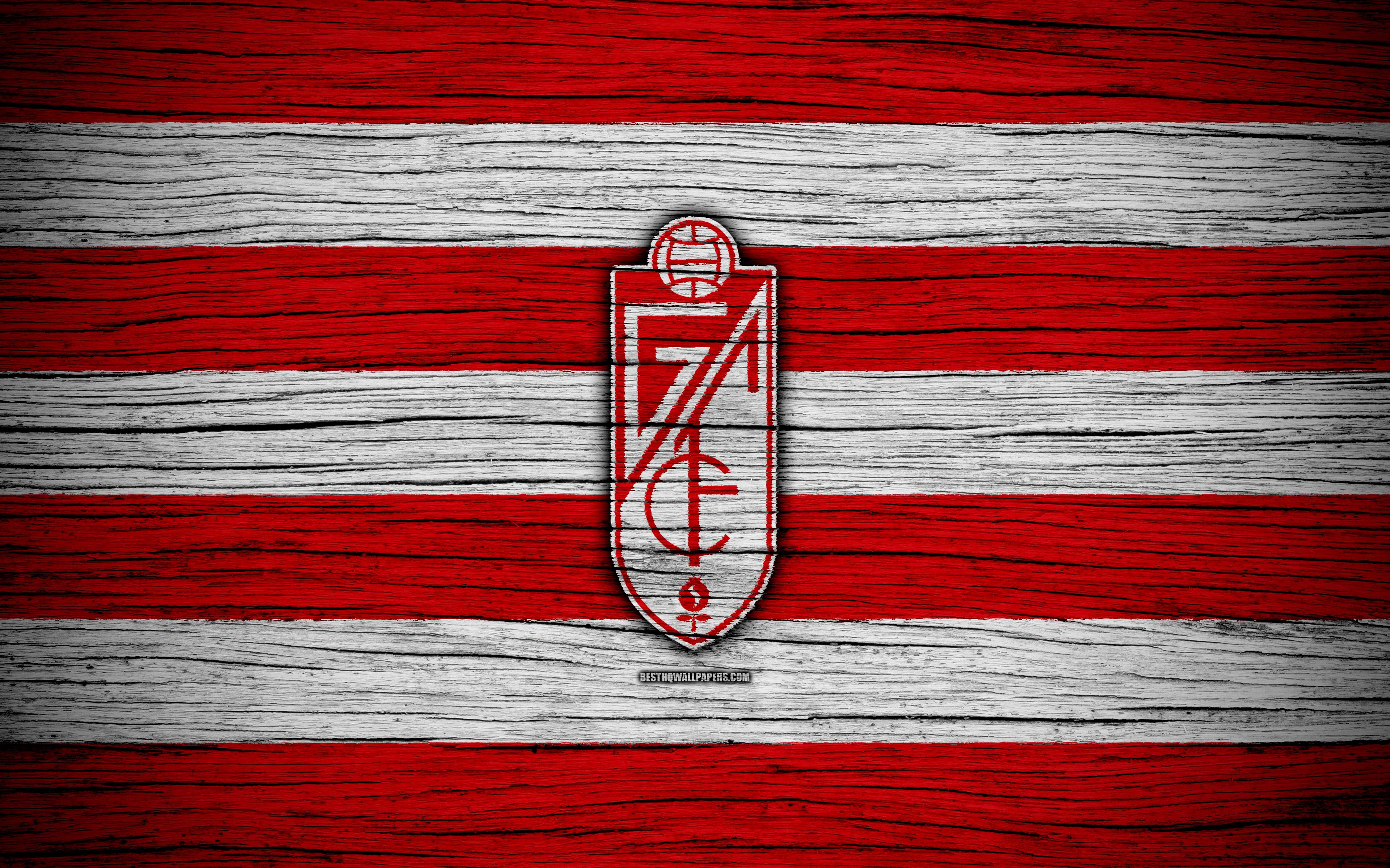 Download wallpaper Granada FC, 4k, Segunda Division, soccer