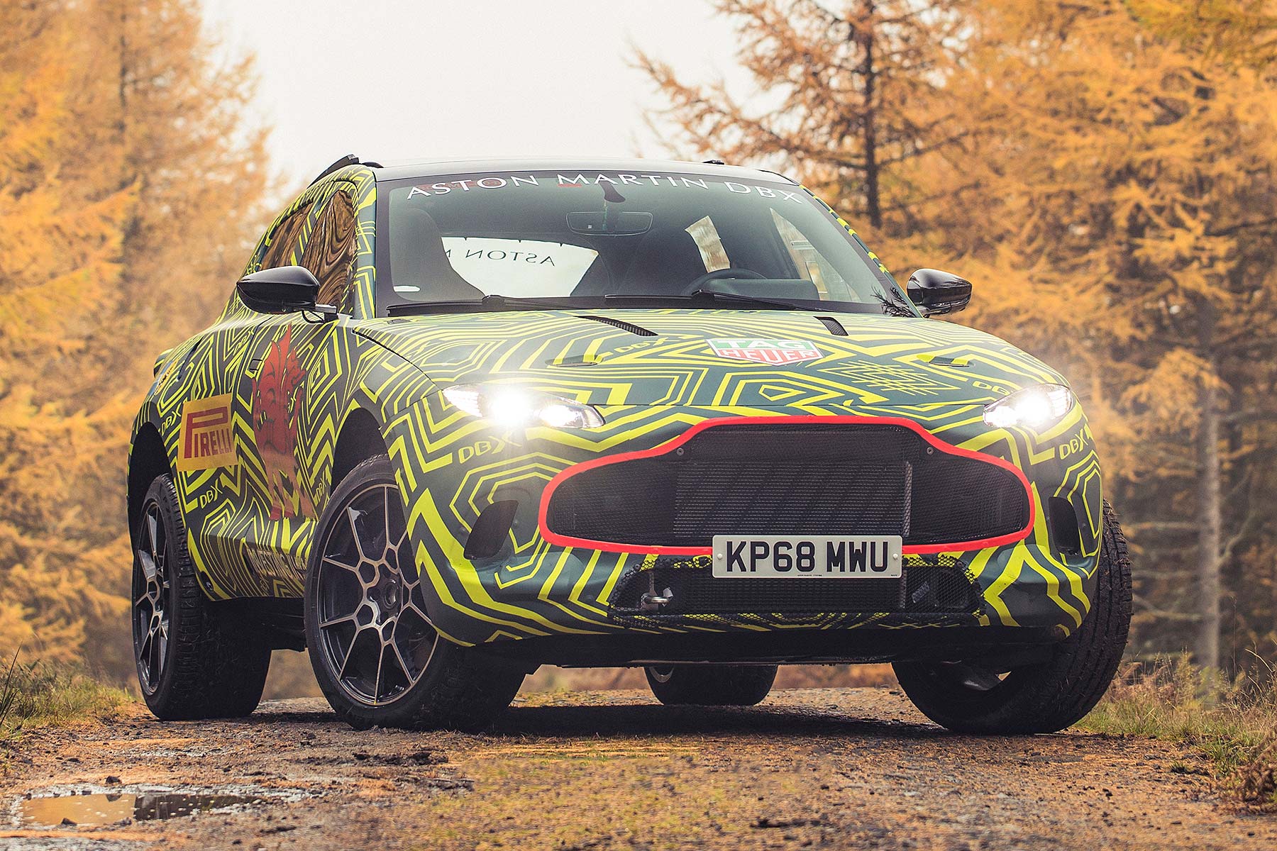 Super SUV revealed: first photo of 2019 Aston Martin DBX