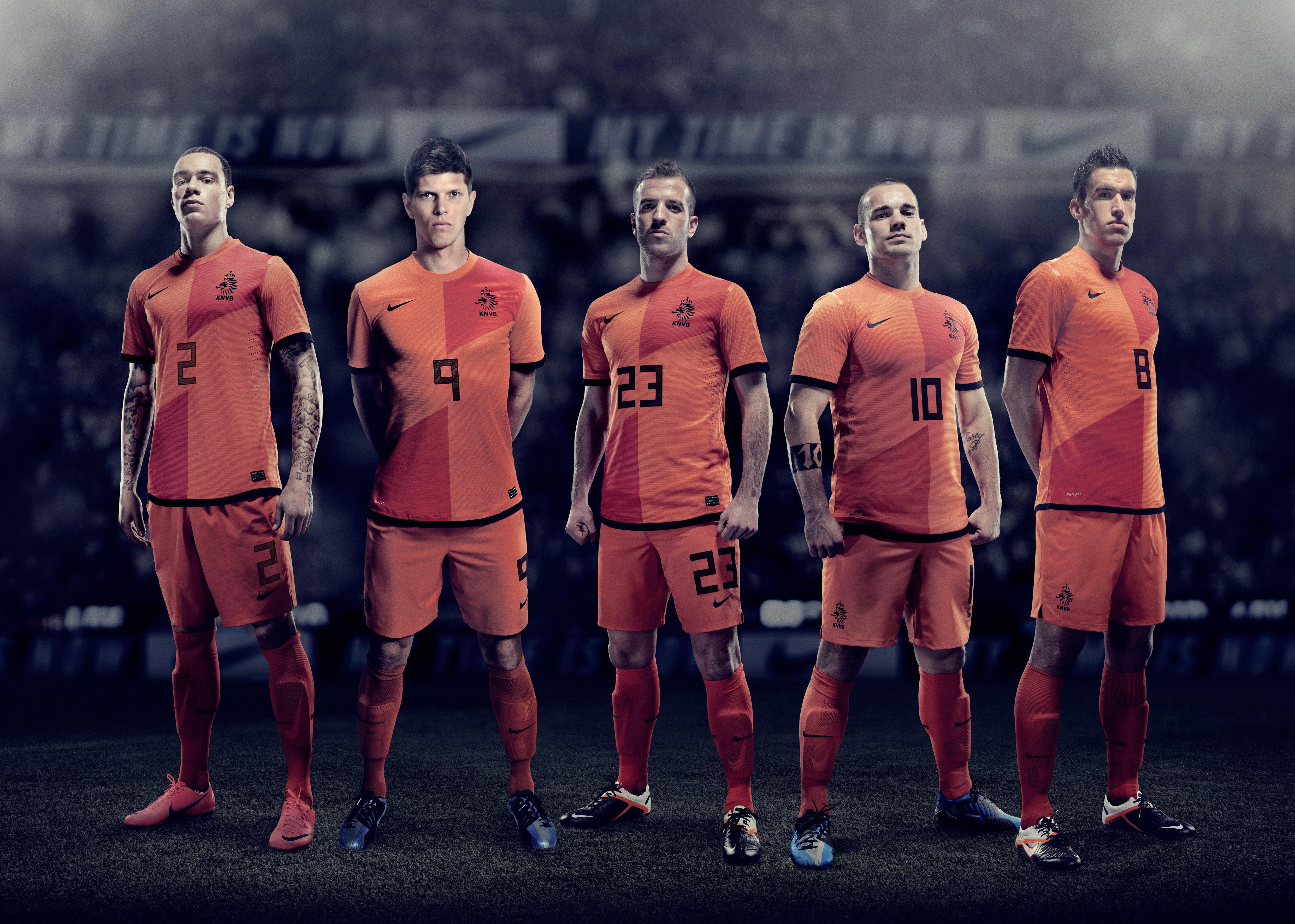 Football players of the national team of the Netherlands wallpaper