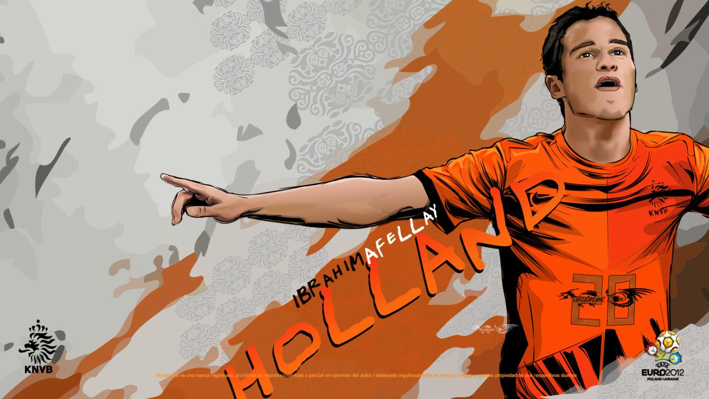 Dutch National Football Team Ibrahim Afellay Wallpaper