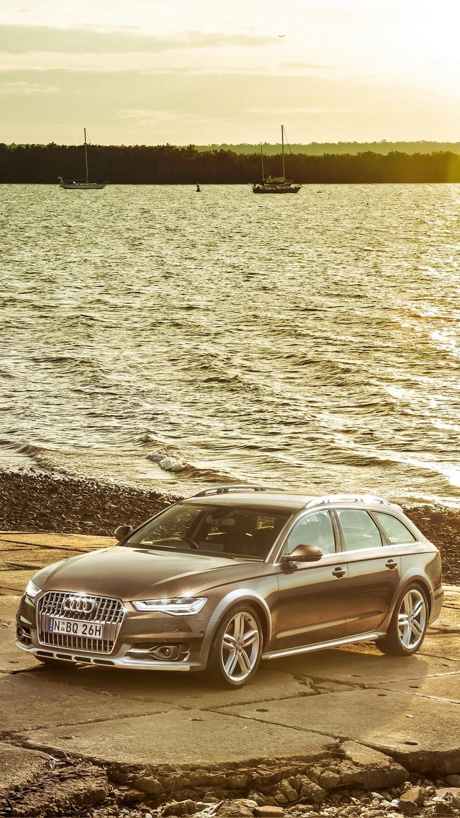 Download Wallpaper 938x1668 Audi, A Allroad, Side View Iphone 8 7