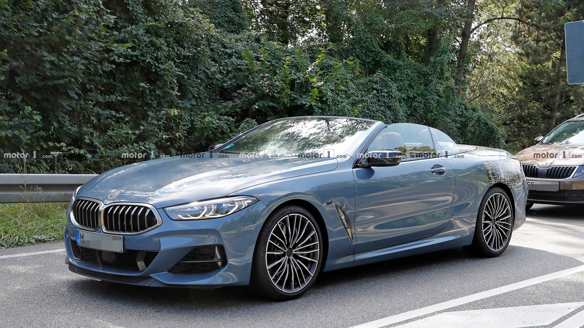 BMW 8 Series Convertible Nearly Naked In New Spy Photo
