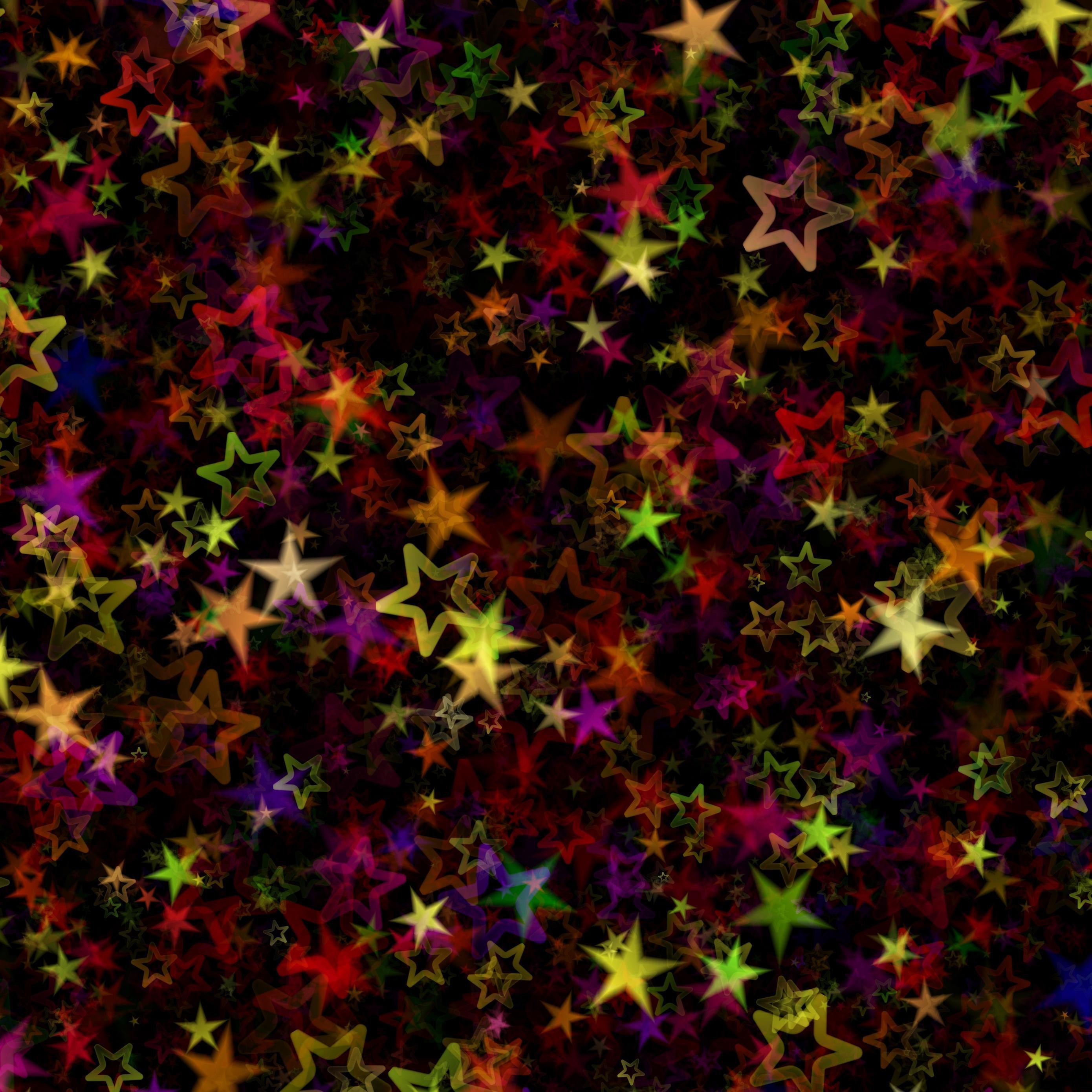 Download wallpaper 2780x2780 stars, colorful, art, abstract ipad air