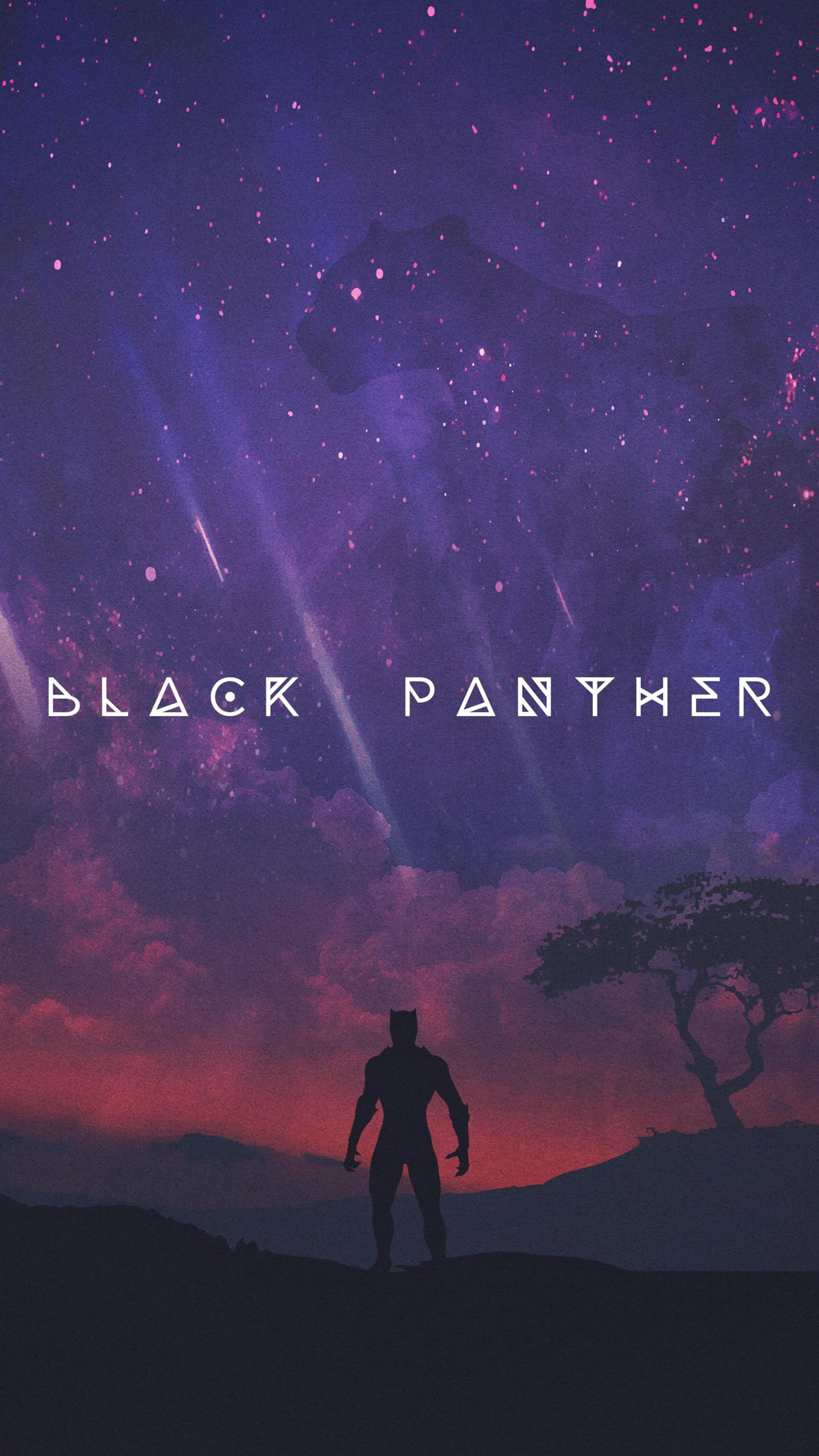 Black Panther Movie Artwork 2018 Sony Xperia X, XZ, Z5