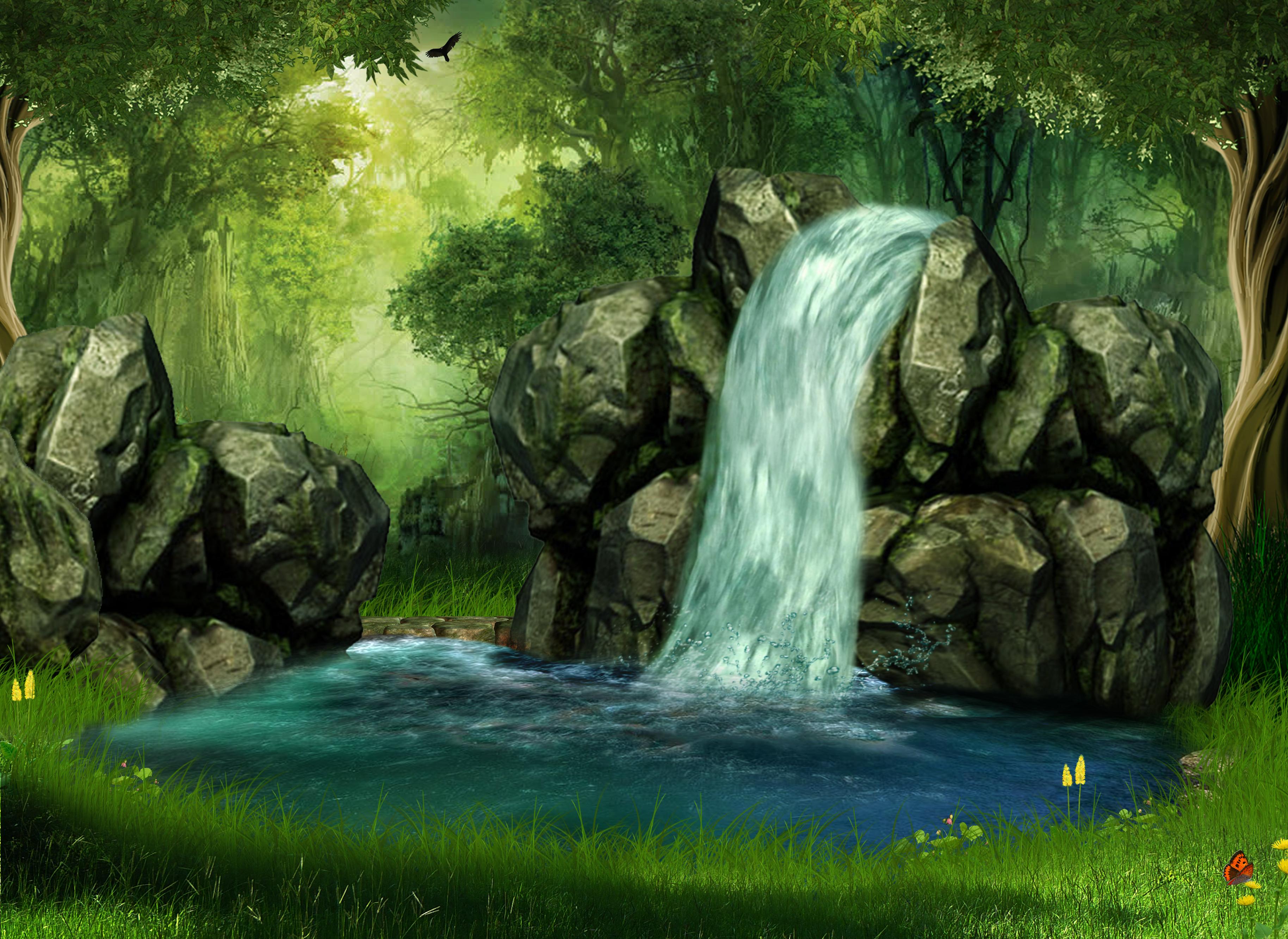 Mystical Forest HD Wallpaper