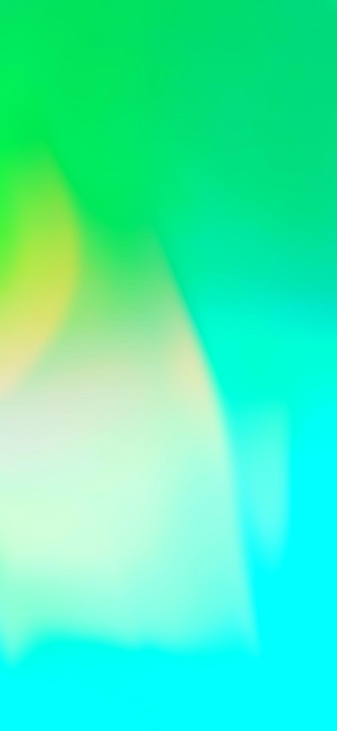 Ios iPhone X, Green, Aqua, Clean, Simple, Abstract, Green