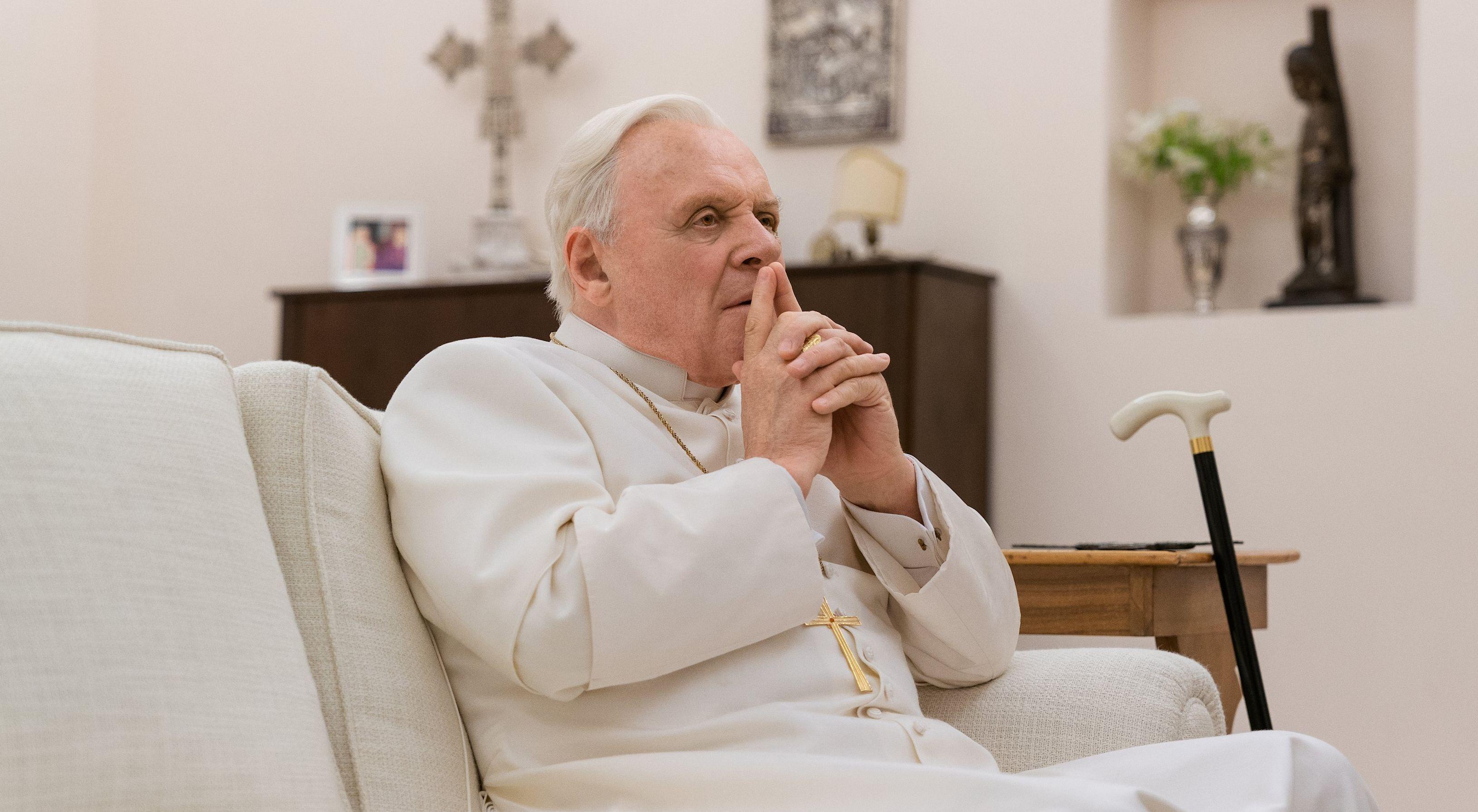 Anthony Hopkins carries hefty burden in 'The Two Popes