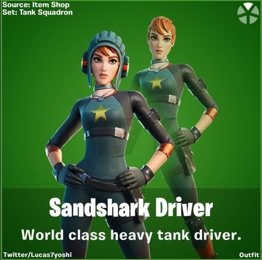 Sandshark Driver Fortnite wallpaper