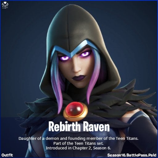 Rebirth Raven Fortnite wallpaper