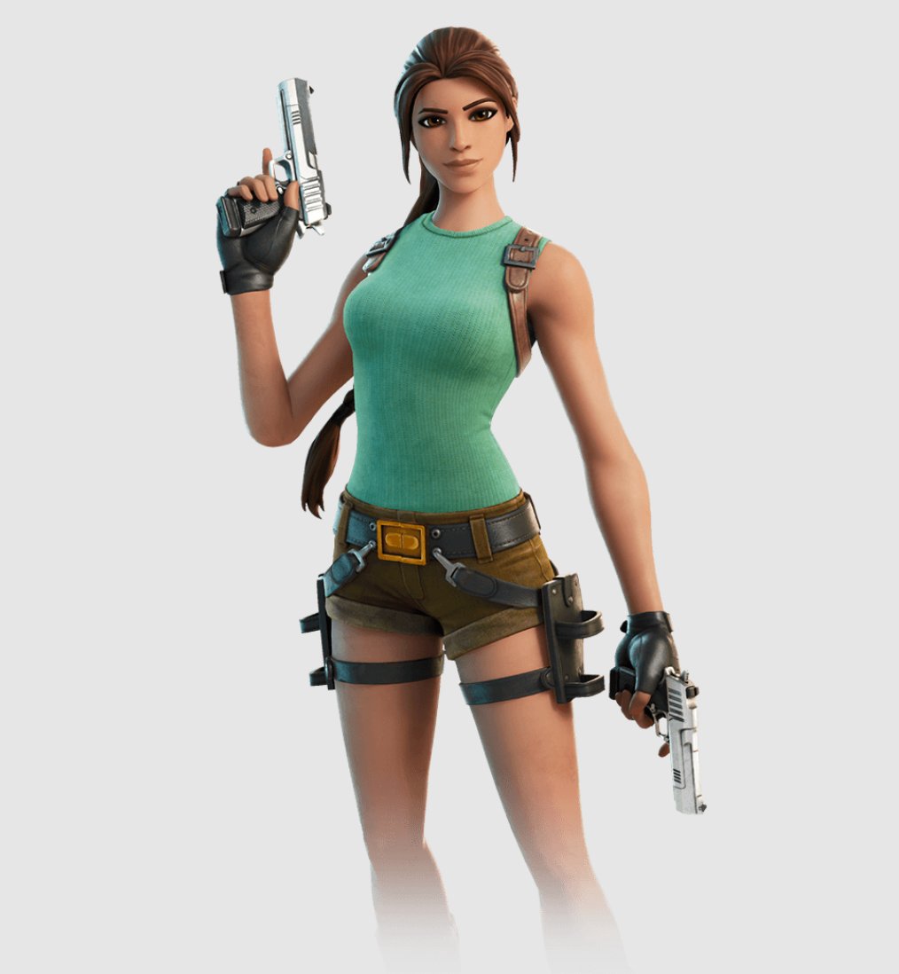 Lara Croft Fortnite wallpaper