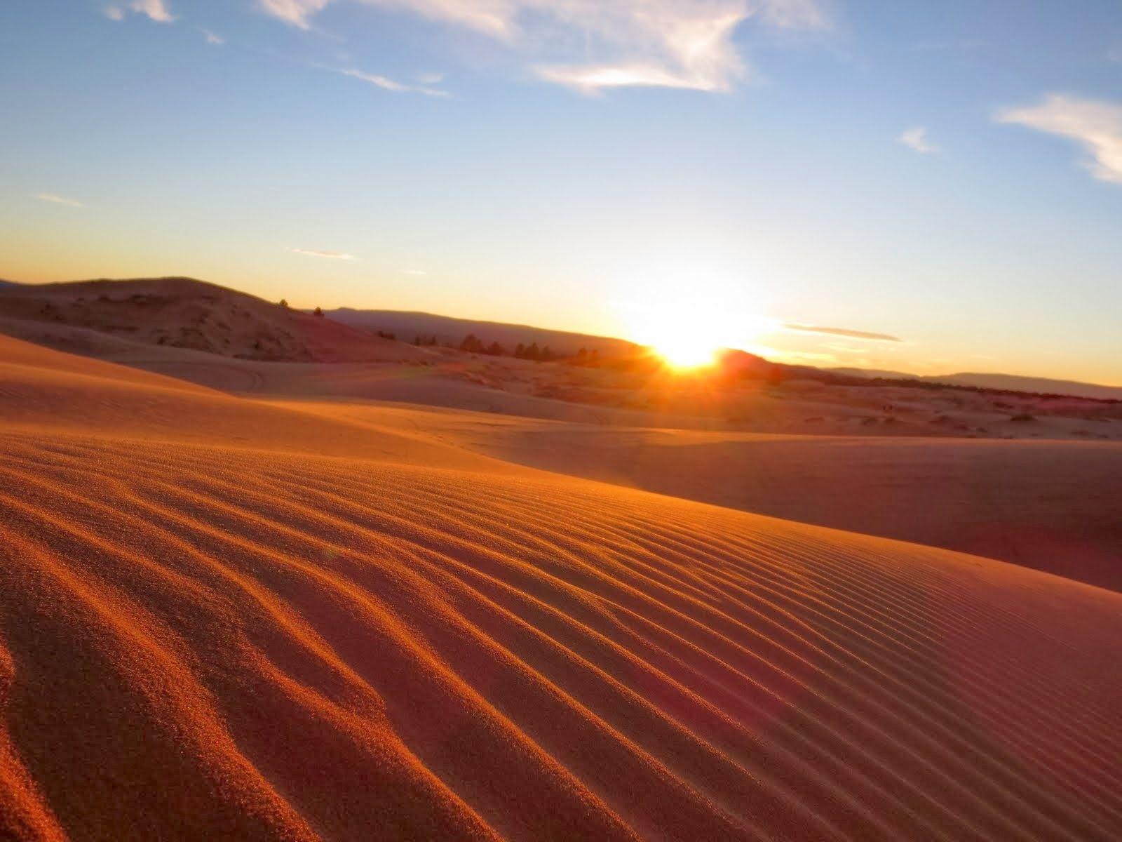 Sand Dunes Sunset Picture « Desktop Background Wallpaper HD