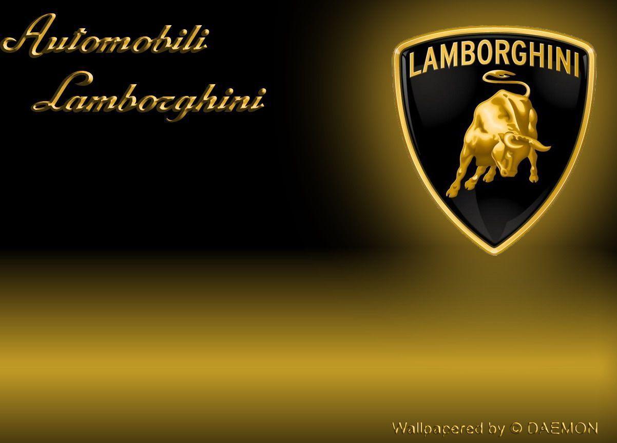 Wallpaper For > Lamborghini Logo Wallpaper iPhone