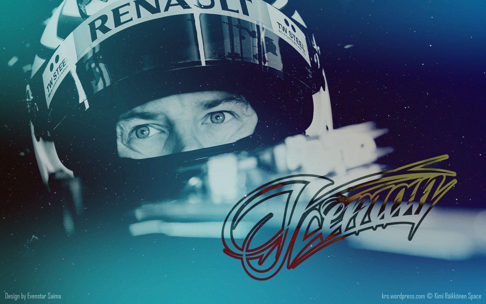 Iceman for your desktop. Kimi Räikkönen Space