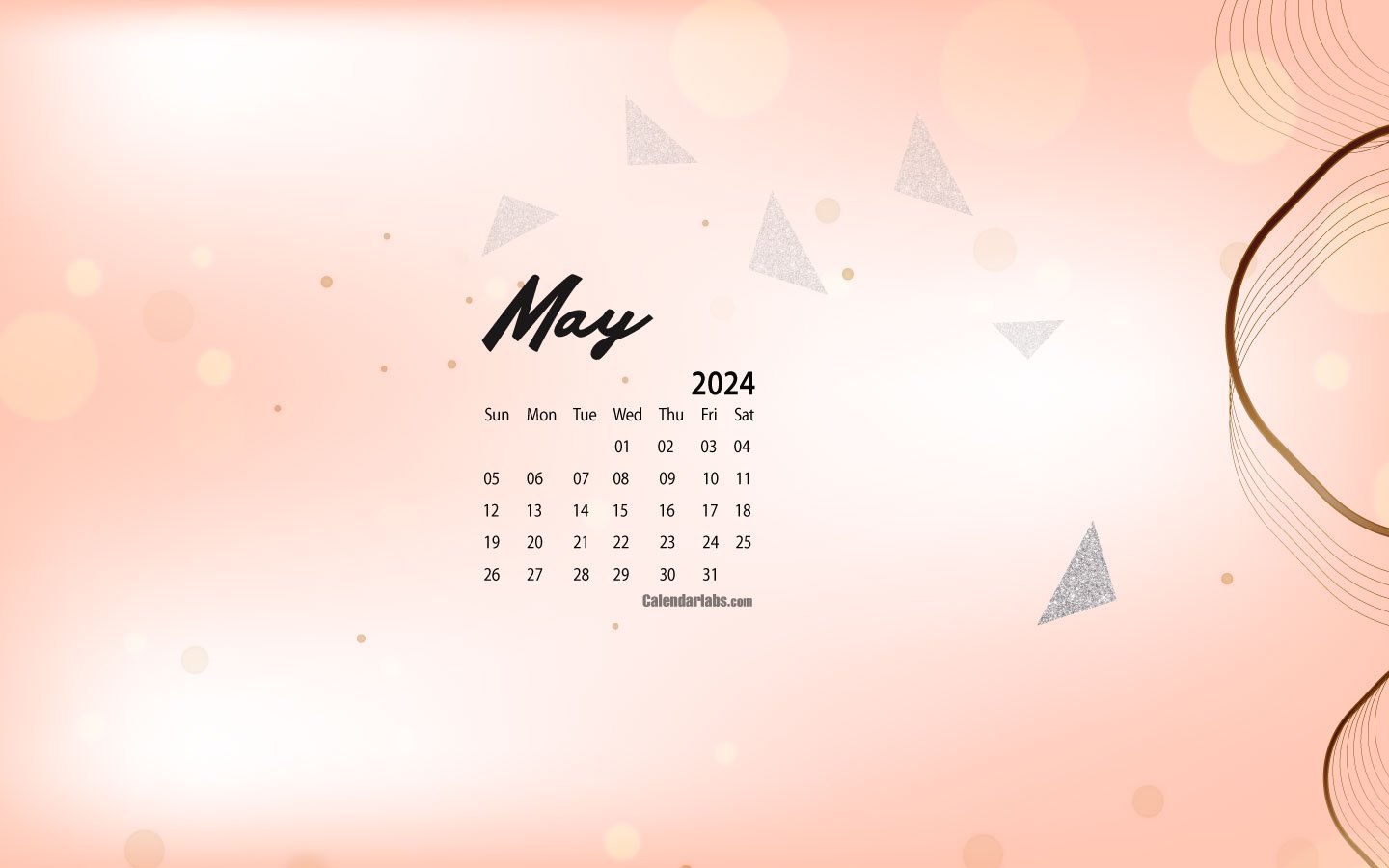 May 2024 Desktop Wallpaper Calendar
