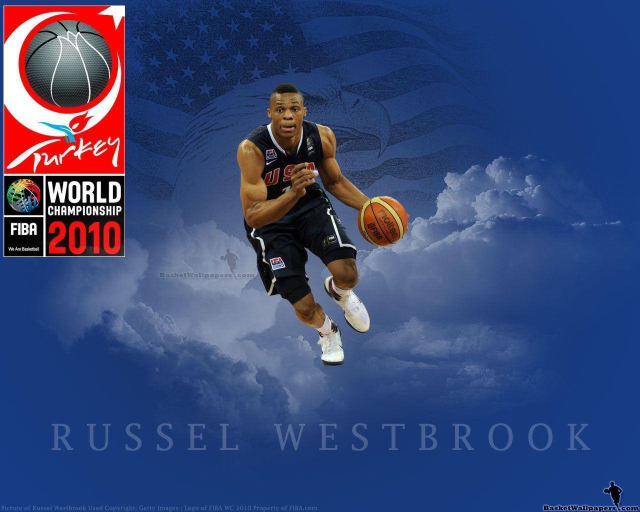 Russell Westbrook FIBA WC 2010 Wallpaper. Basketball Wallpaper