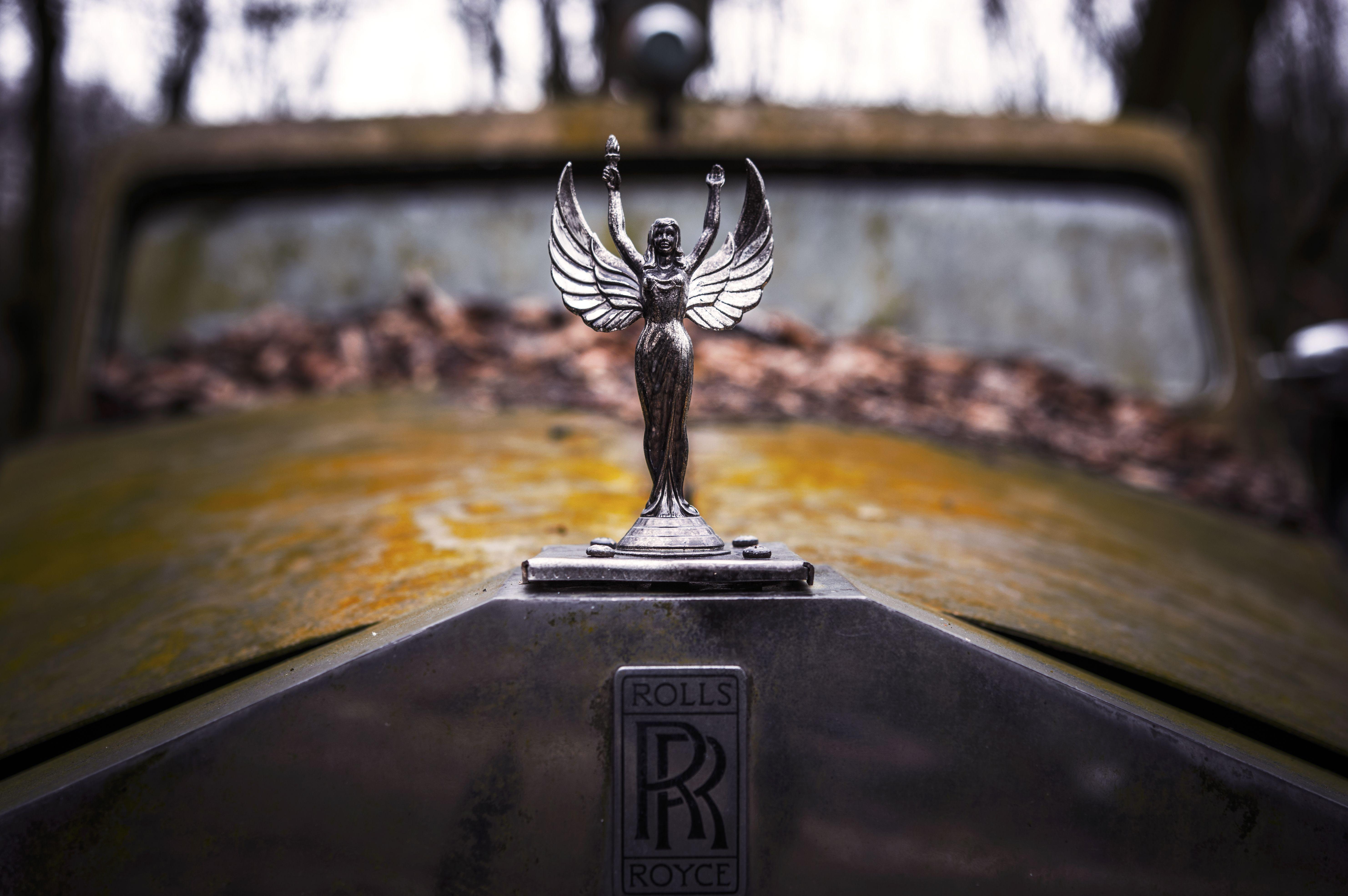 Image Rolls Royce Logo Emblem Vintage Old Cars 5927x3941