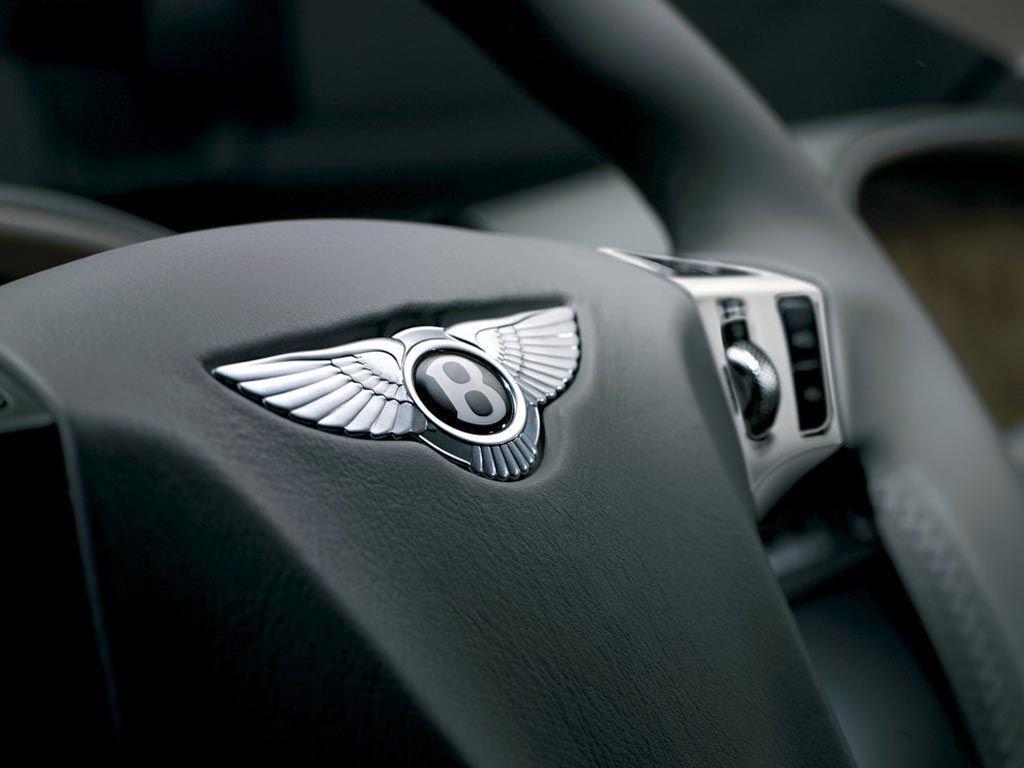 Bentley Logo On Steering Wallpaper. Brands& Car Logos HD
