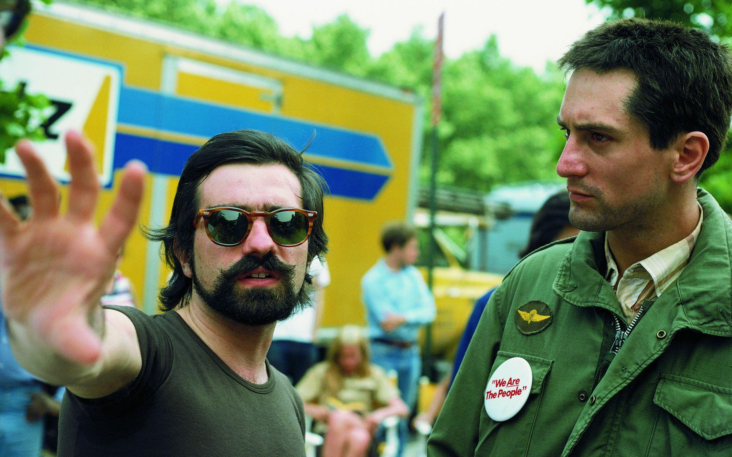 Martin Scorsese Robert De Niro Taxi Driver Sunglasses HD wallpaper